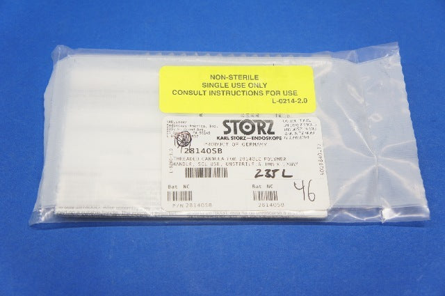 Karl Storz 28140SB Threaded Cannula For 28140EC Polymer Handle