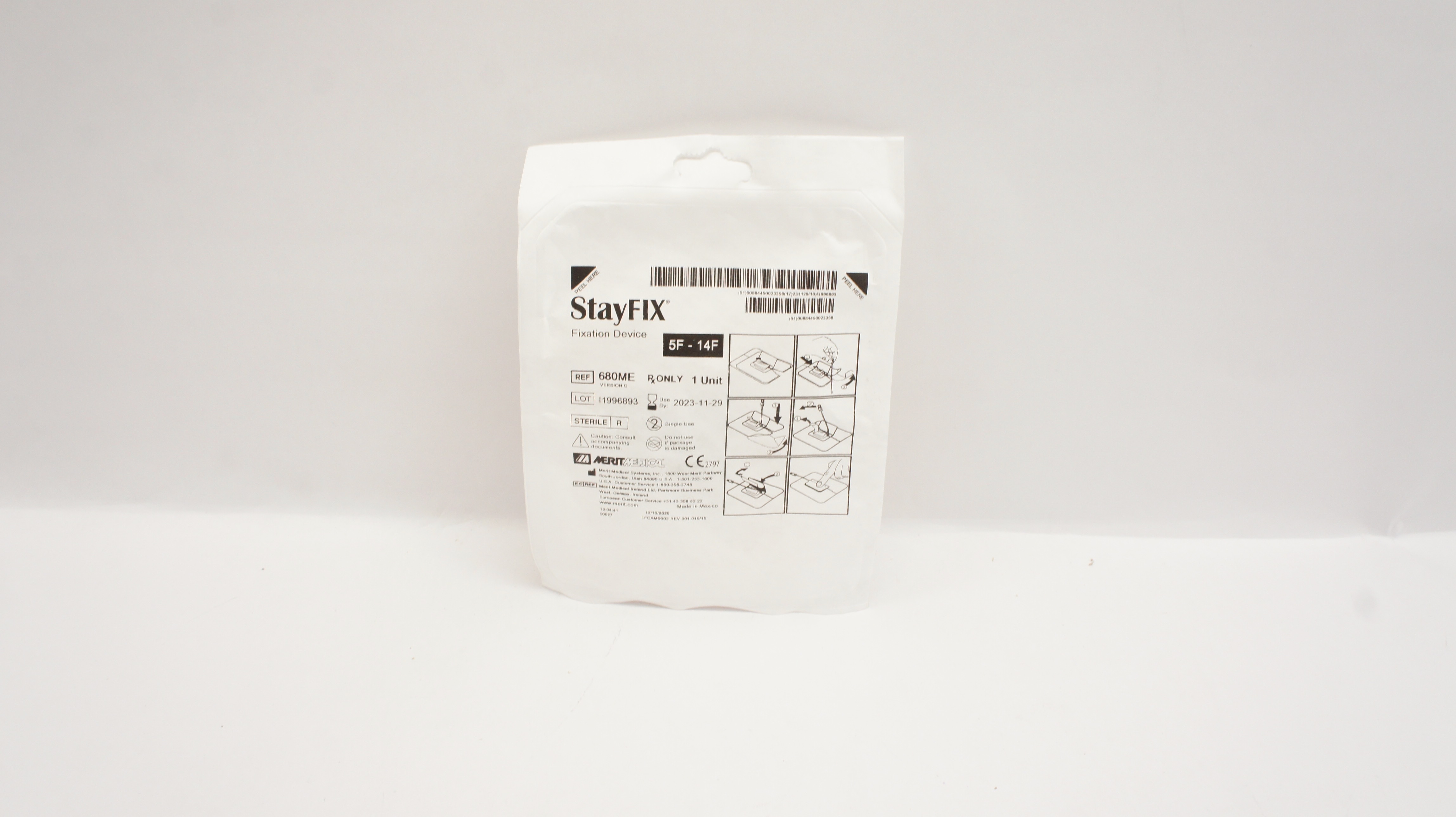Merit Medical 680ME StayFix Fixation Device 5F - 14F