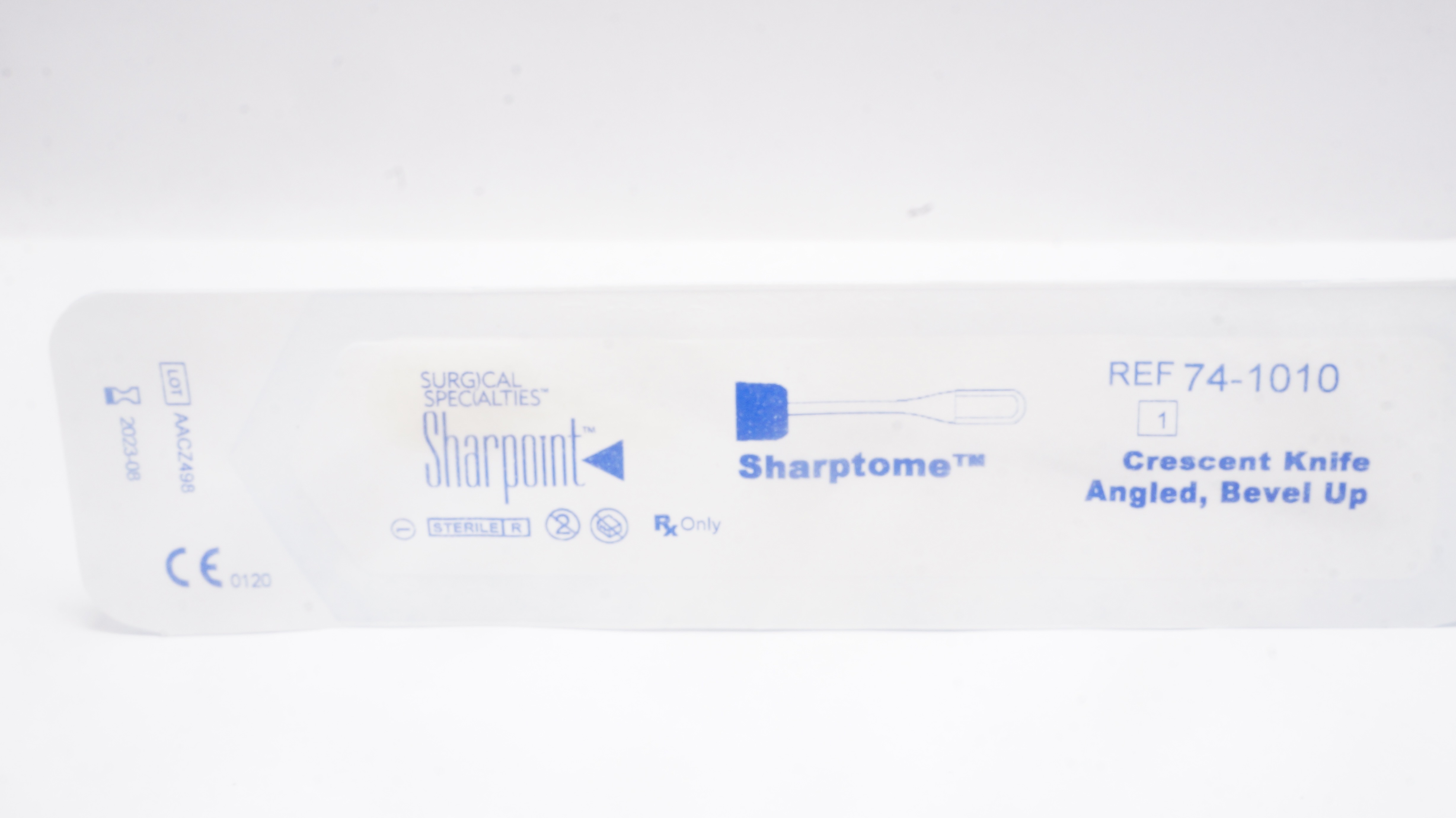 Sharpoint 74-1010 Sharptome Crescent Knife Angled, Bevel Up