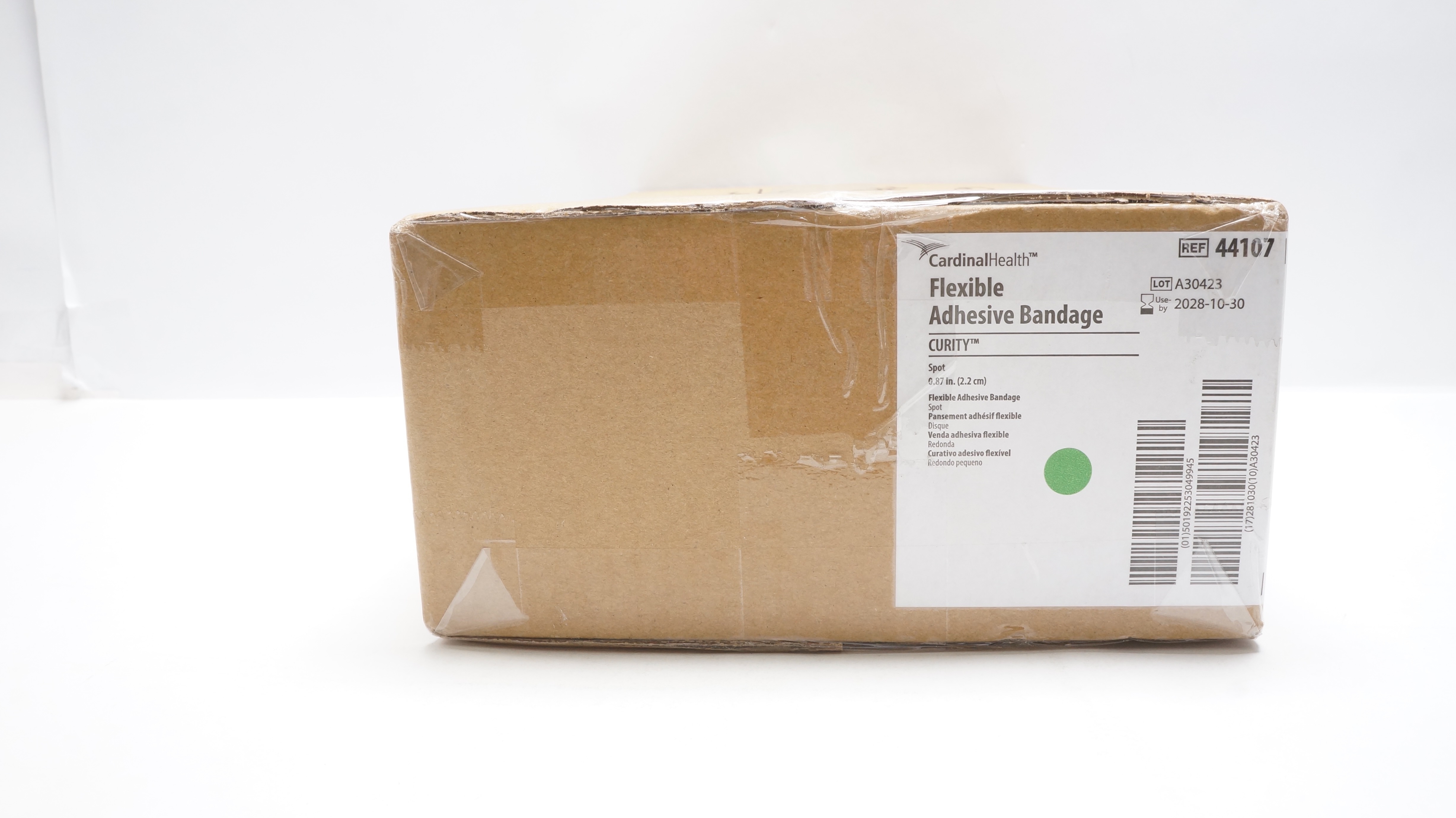 Cardinal Health 44107 Flexible Adhesive Bandage Curity Spot - Box of 1200