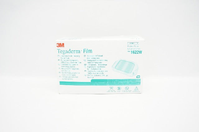 3M 1622W Tegaderm Transparent Film Dressing 1-3/4inch x 1-3/4inch - Box of 100
