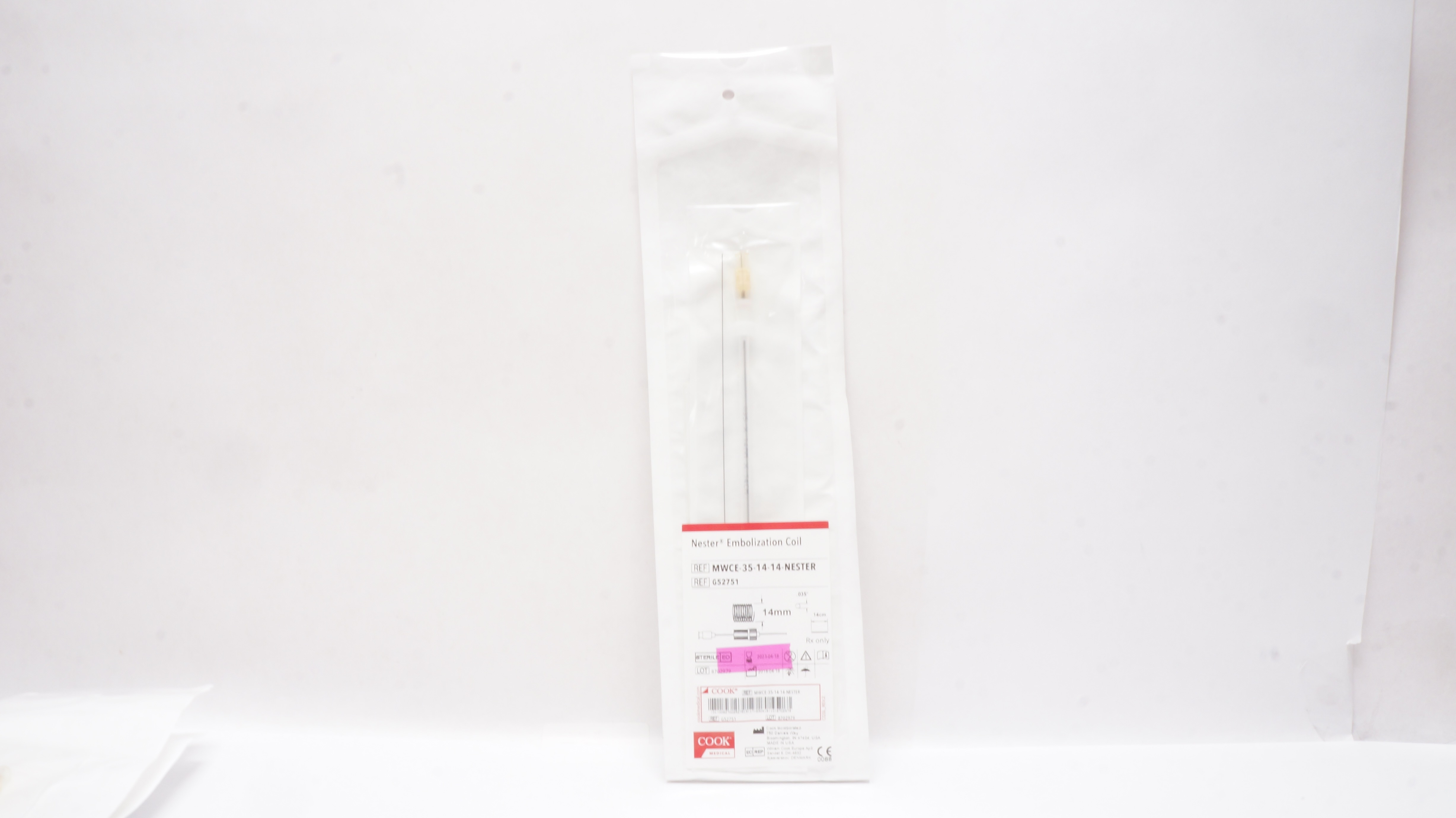 Cook Medical G52751 Nester Embolization Coil 14mm (x)