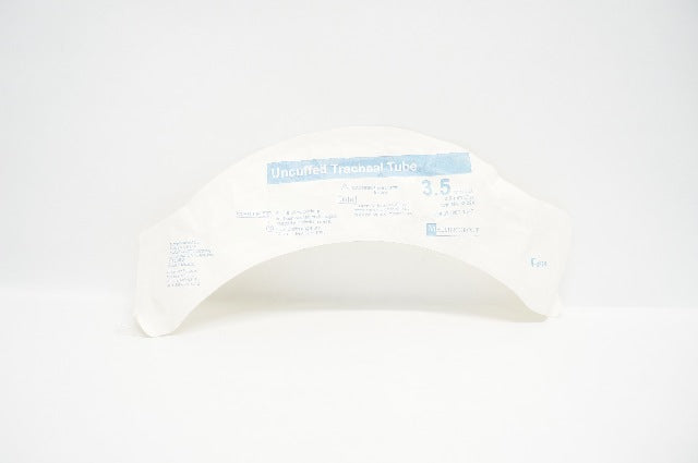 Mallinckrodt 86224 Uncuffed Tracheal Tube 3.5mm ID, 4.9mm OD