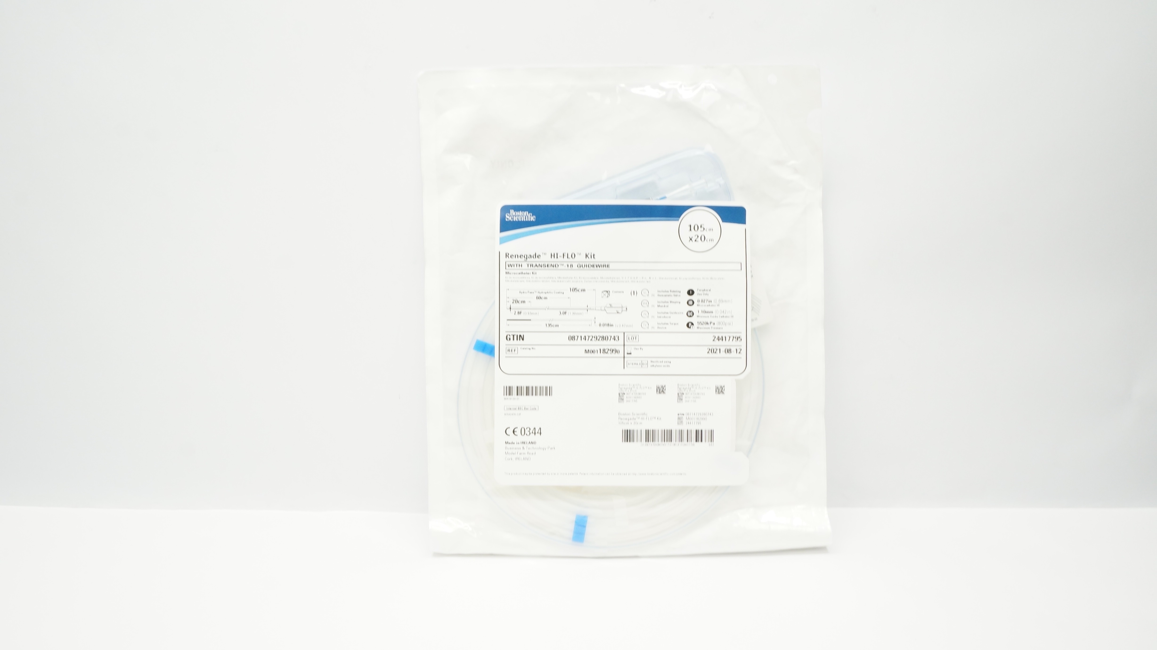 Boston Scientific 18299 Renegade Hi-Flo Microcath. Kit 105cm x 20cm (x)