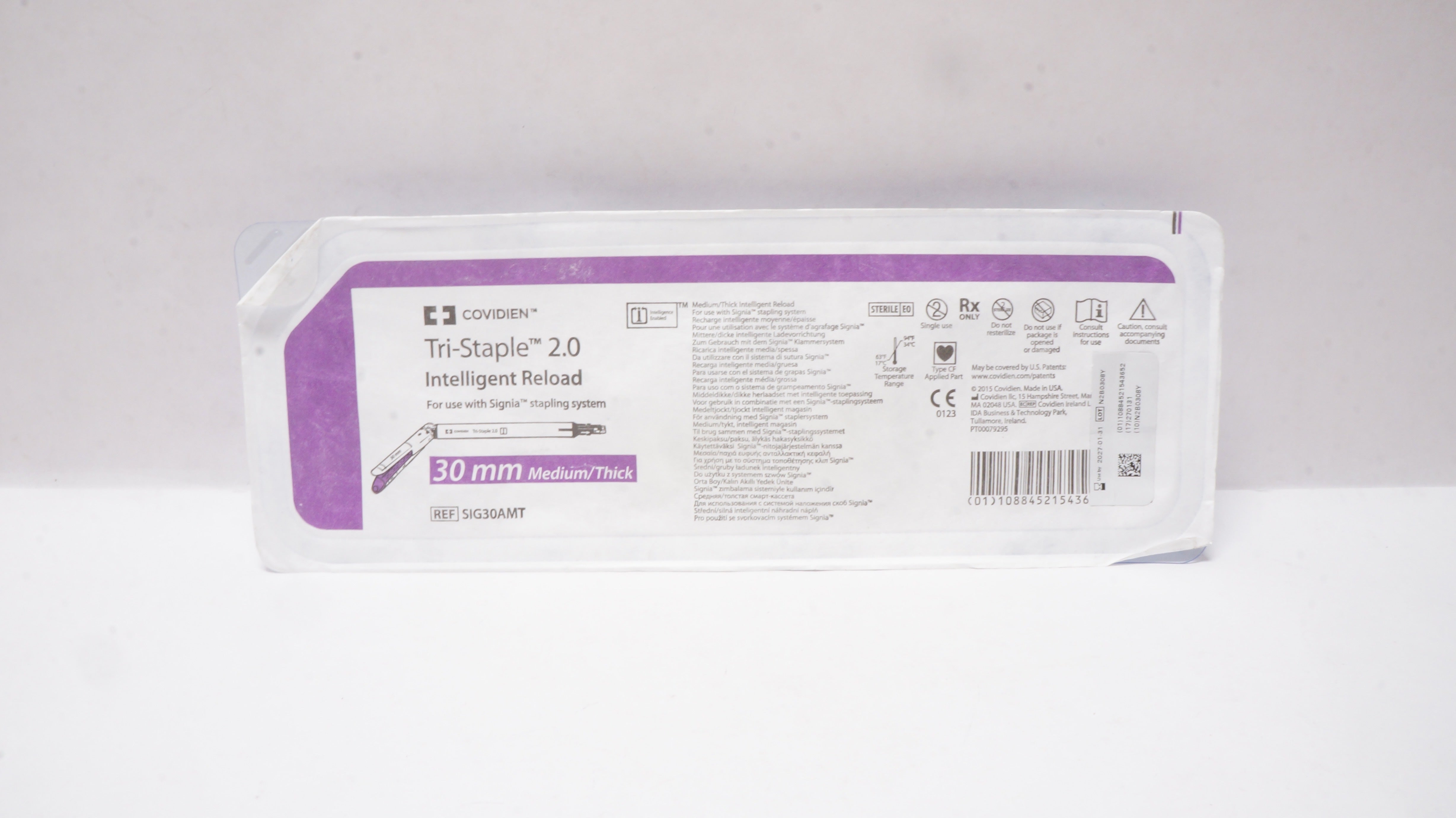 Covidien SIG30AMT Tri-Staple 2.0 Intelligent Reload Medium/Thick 30mm