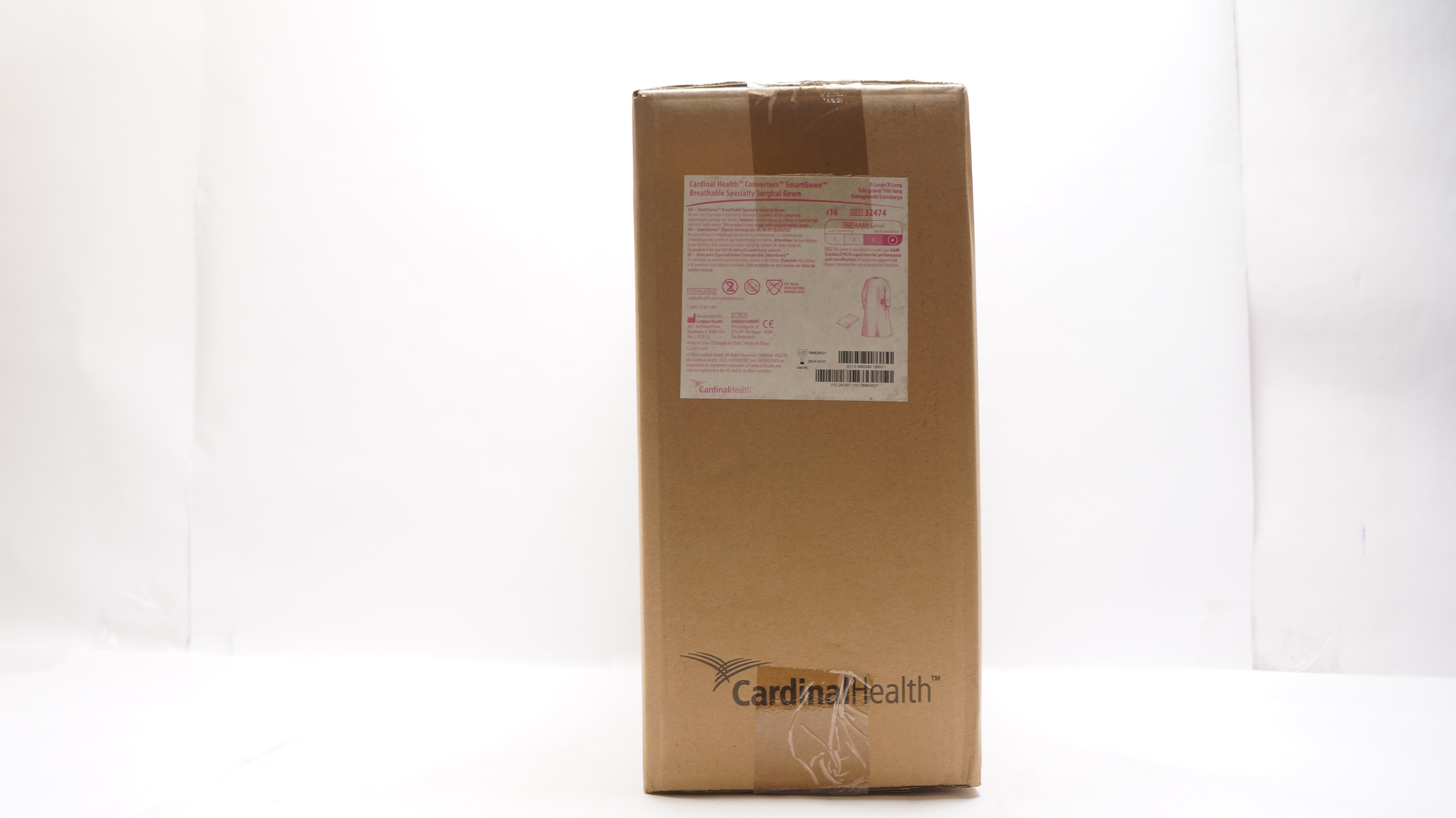 Cardinal Health 32474 Convertors Breathable Surgical Gown XL - Case of 16