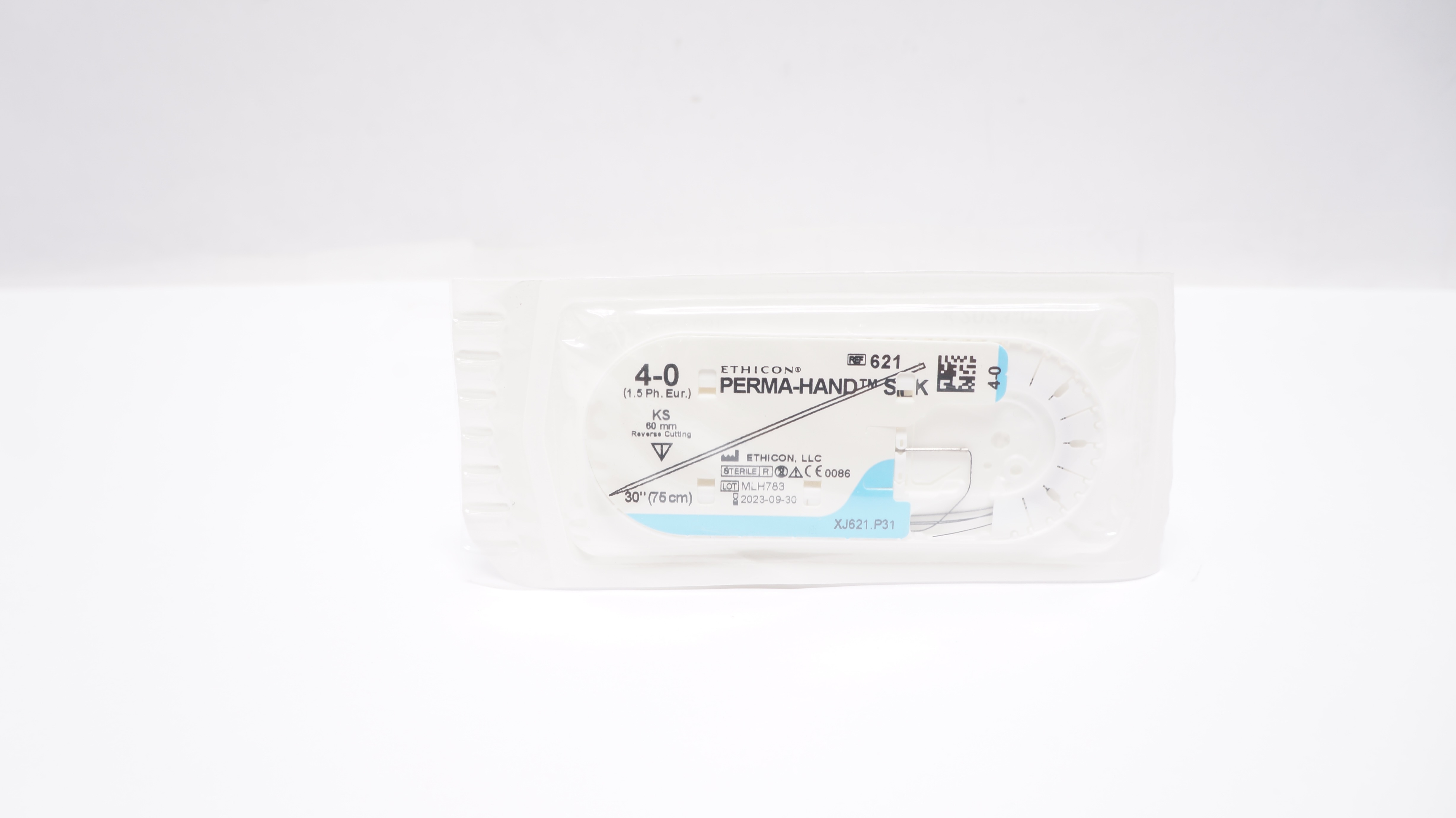 Ethicon 621 4-0 Perma-Hand Silk Stre KS 60mm Reverse Cutting, 30inch (x)