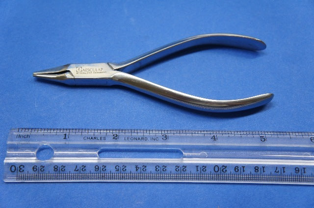 Aesculap Clasp Bending, No. 47, Nickel Plated Finish, 5.0 to 5.5 inch Long