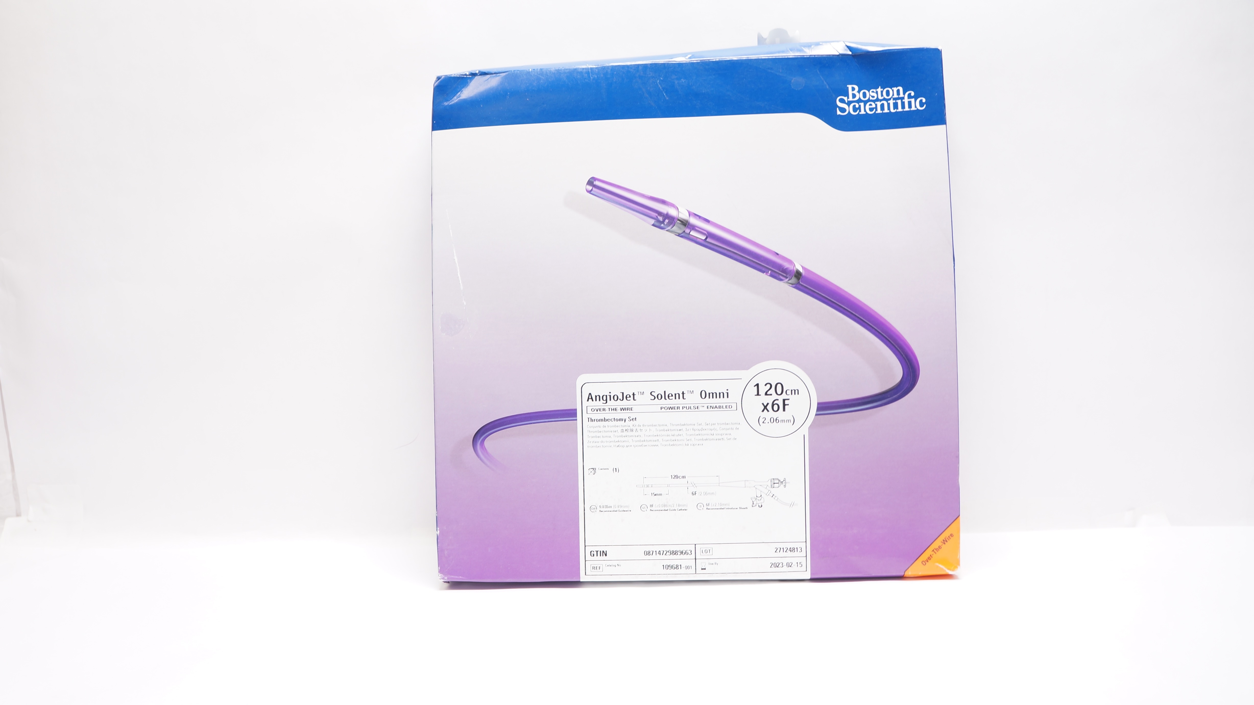 Boston Scientific 109681-001 AngioJet Solent Omni Tracheostomy Set 120cm x 6F(x)