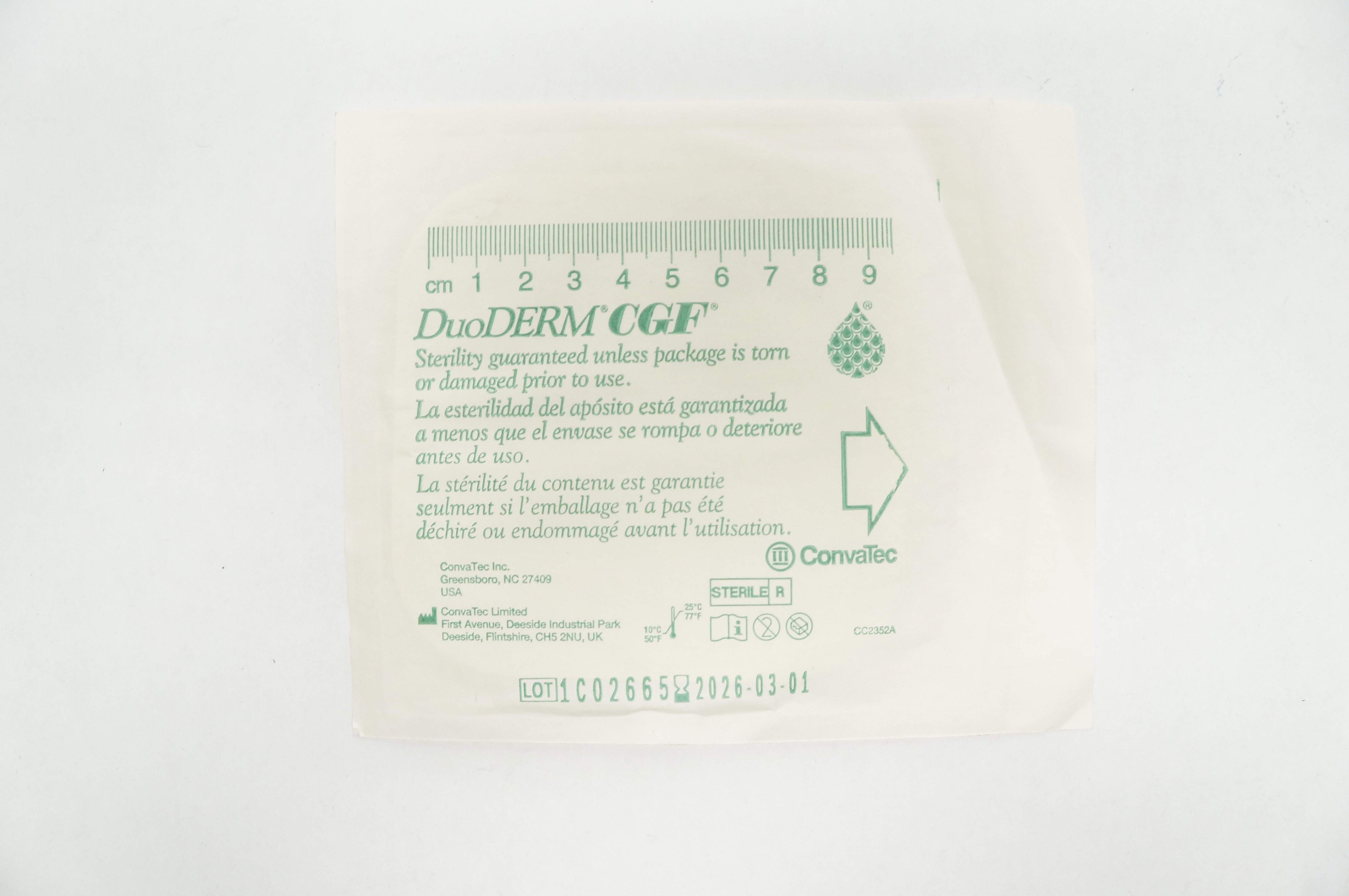 ConvaTec CC2352A DuoDERM CGF Dressing