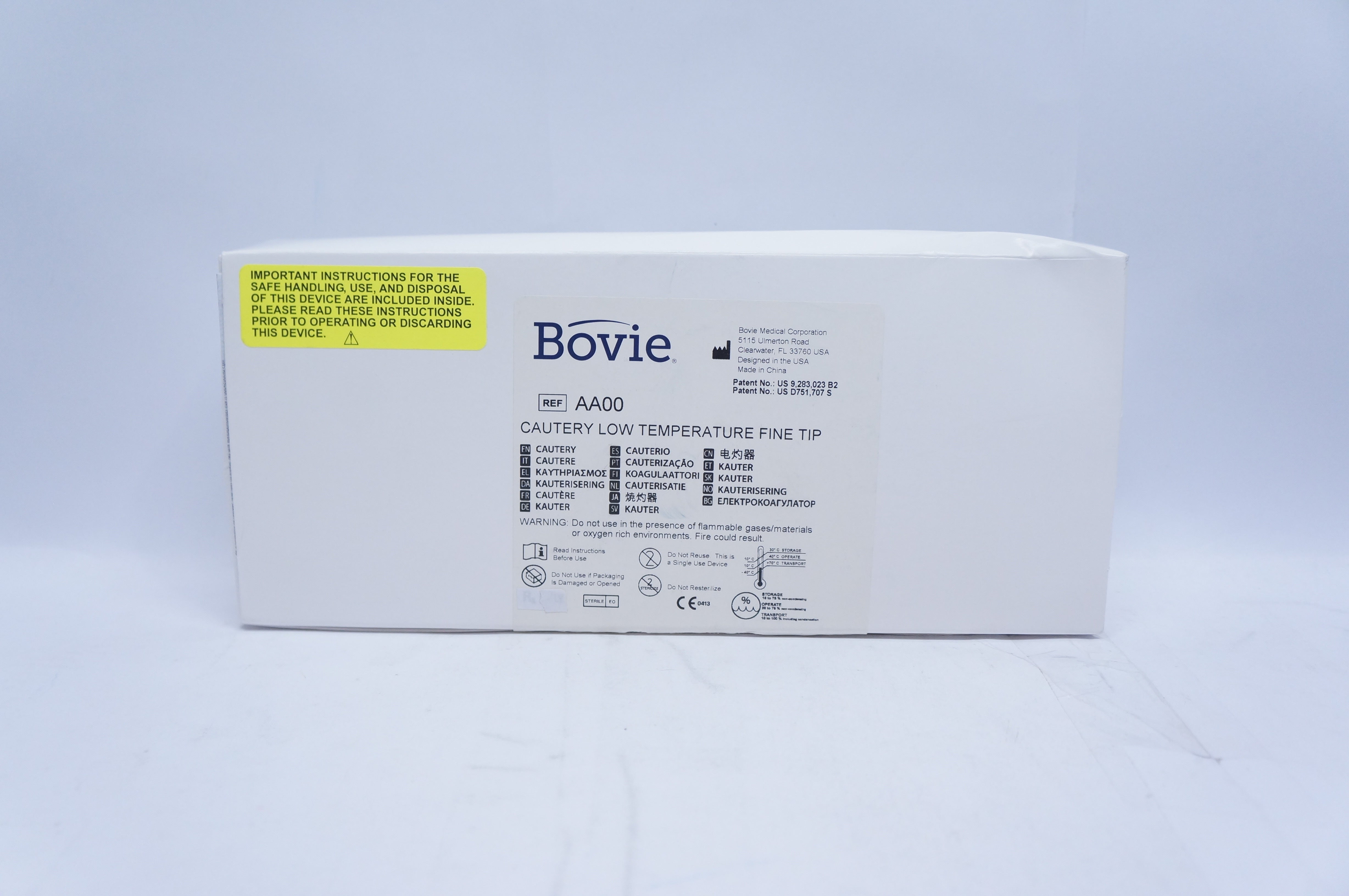 Bovie AA00 Cautery Low Temperature Fine Tip (x) - Box of 10