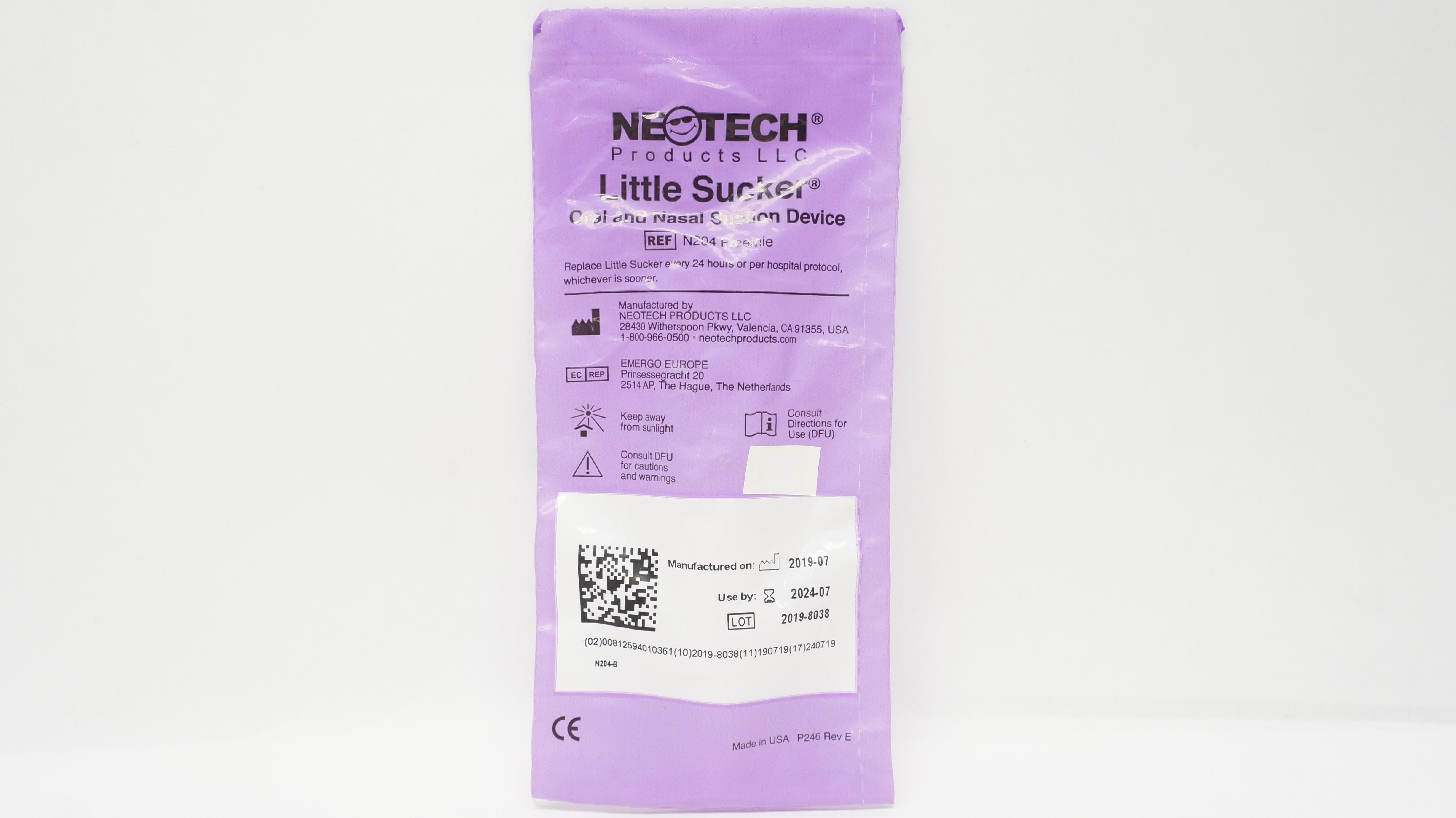 Neotech N204 Preemie Little Sucker Oral and Nasal Suction Device
