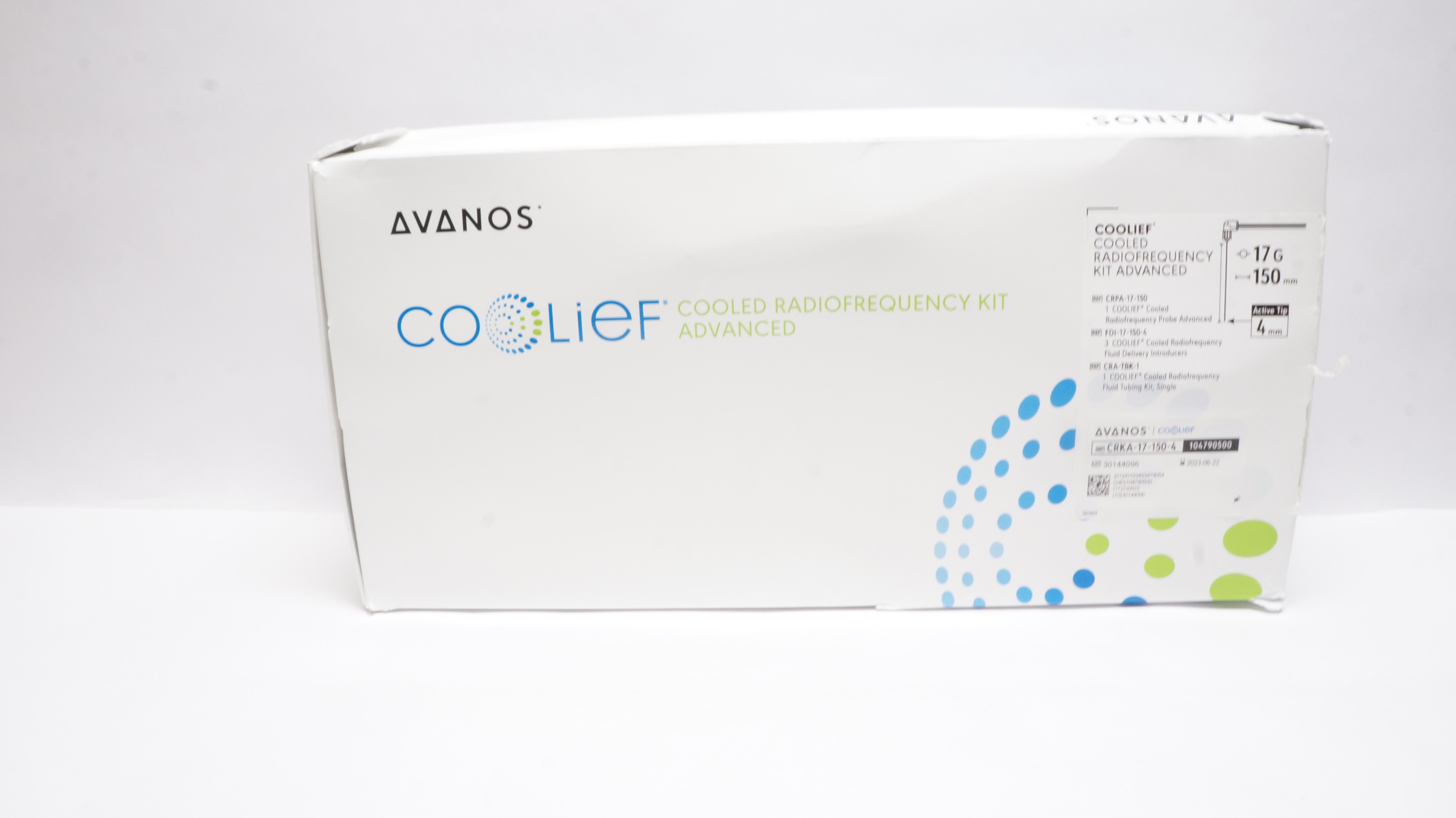 Avanos CRKA-17-150-4 CooLief Radiofrequency Kit 17G x 150 x 4mm (x) - Box of 1