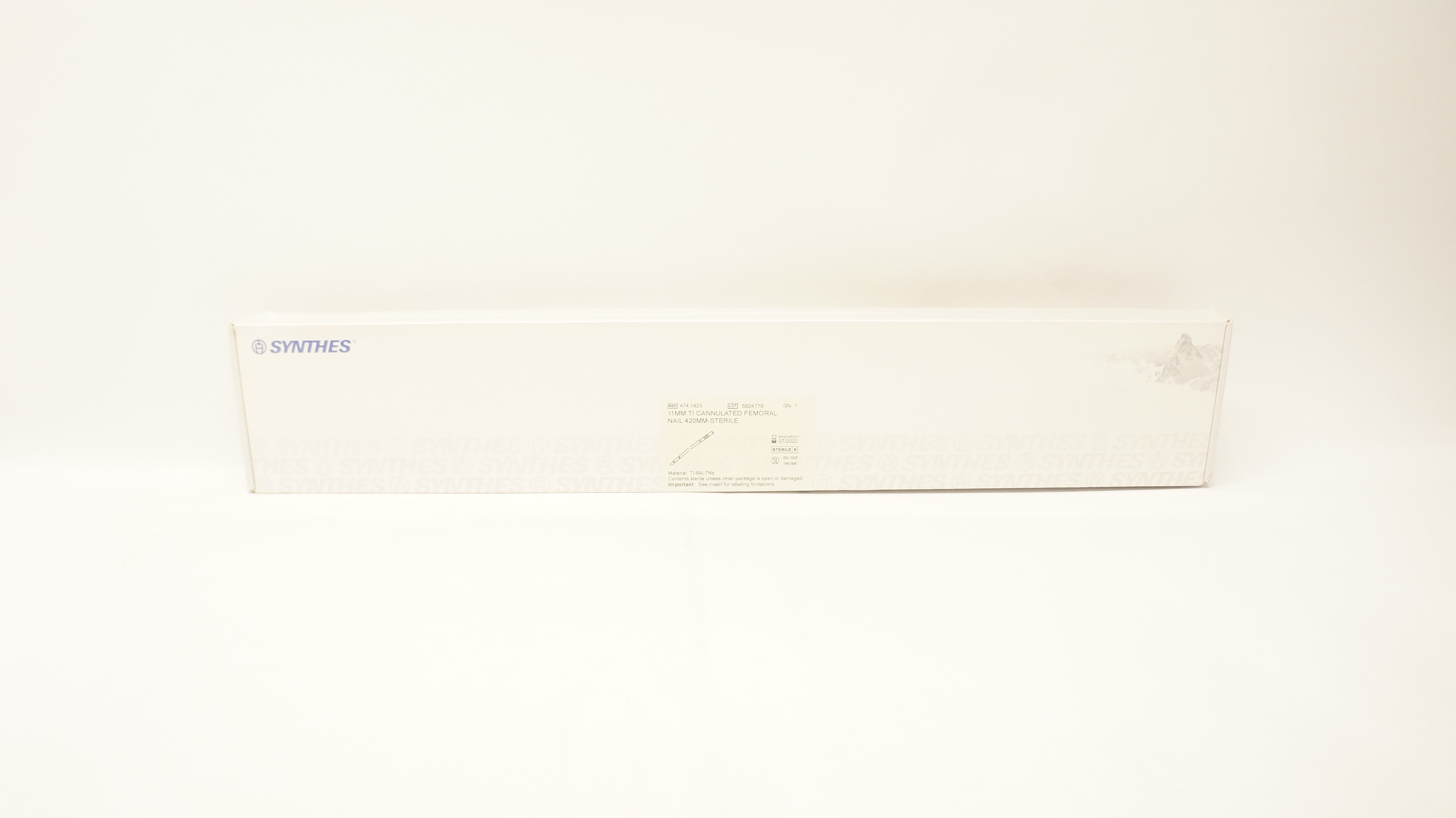 Synthes 474.142S 11mm Ti Cannulated Femoral Nail 420mm