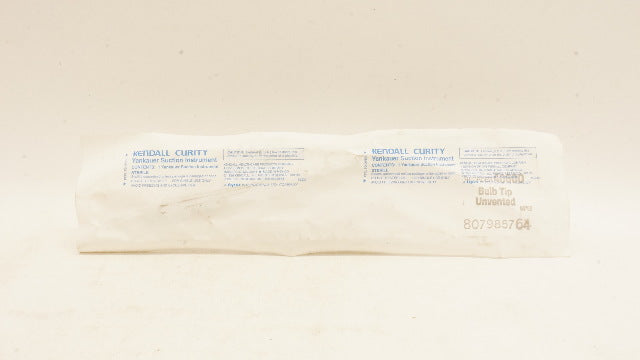 Tyco 40600 Kendall Curity Yankauer Suction Instrument Bulb Tip Unvented