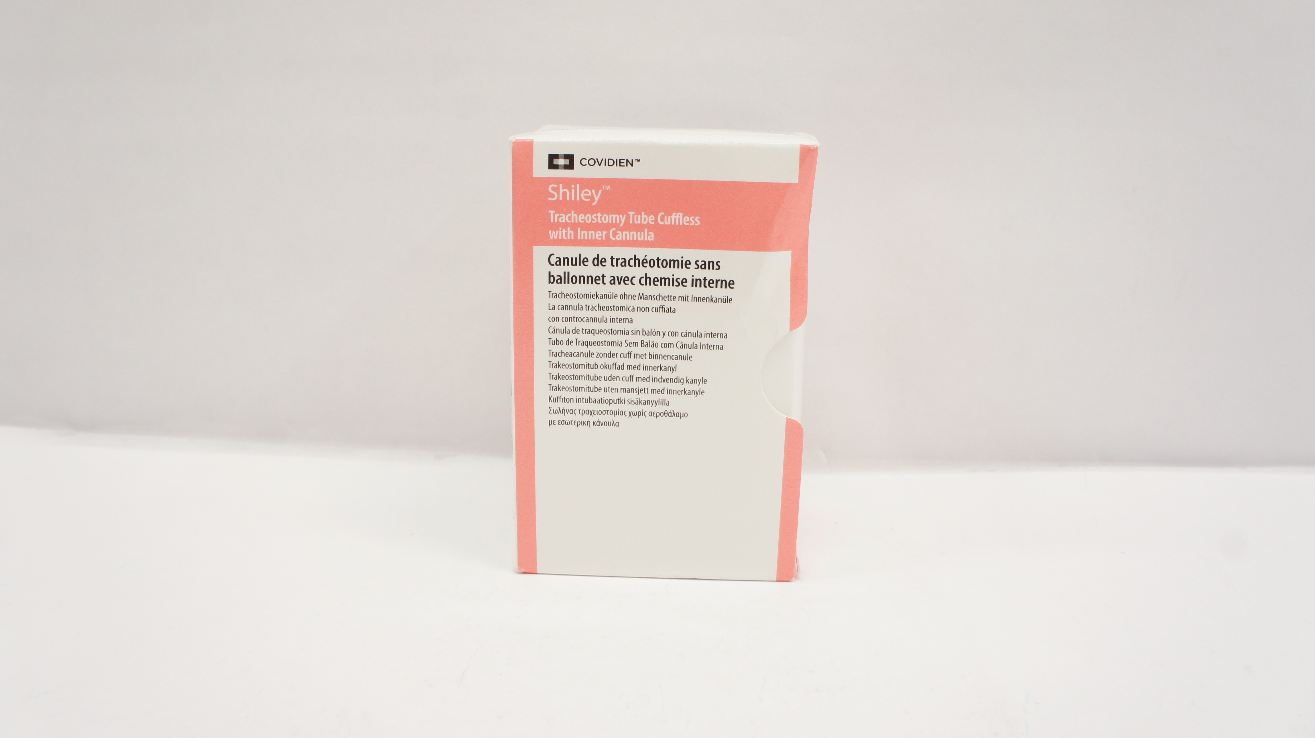 Covidien 10CFS Shiley Tracheostomy Tube Cuffless 8.9mm ID, 13.8mm OD