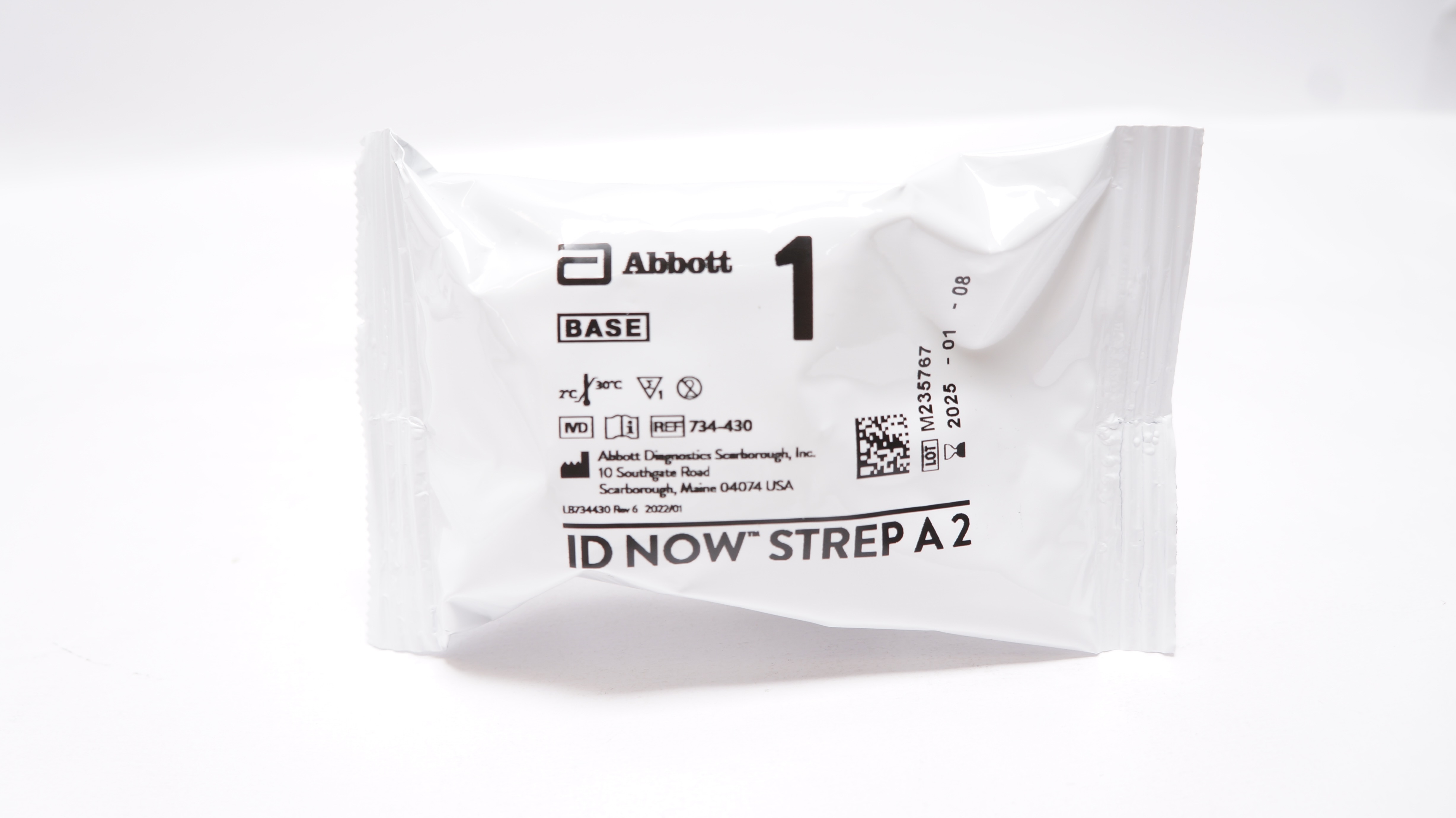 Abbott 734-430 ID Now Strep A2, Base 1