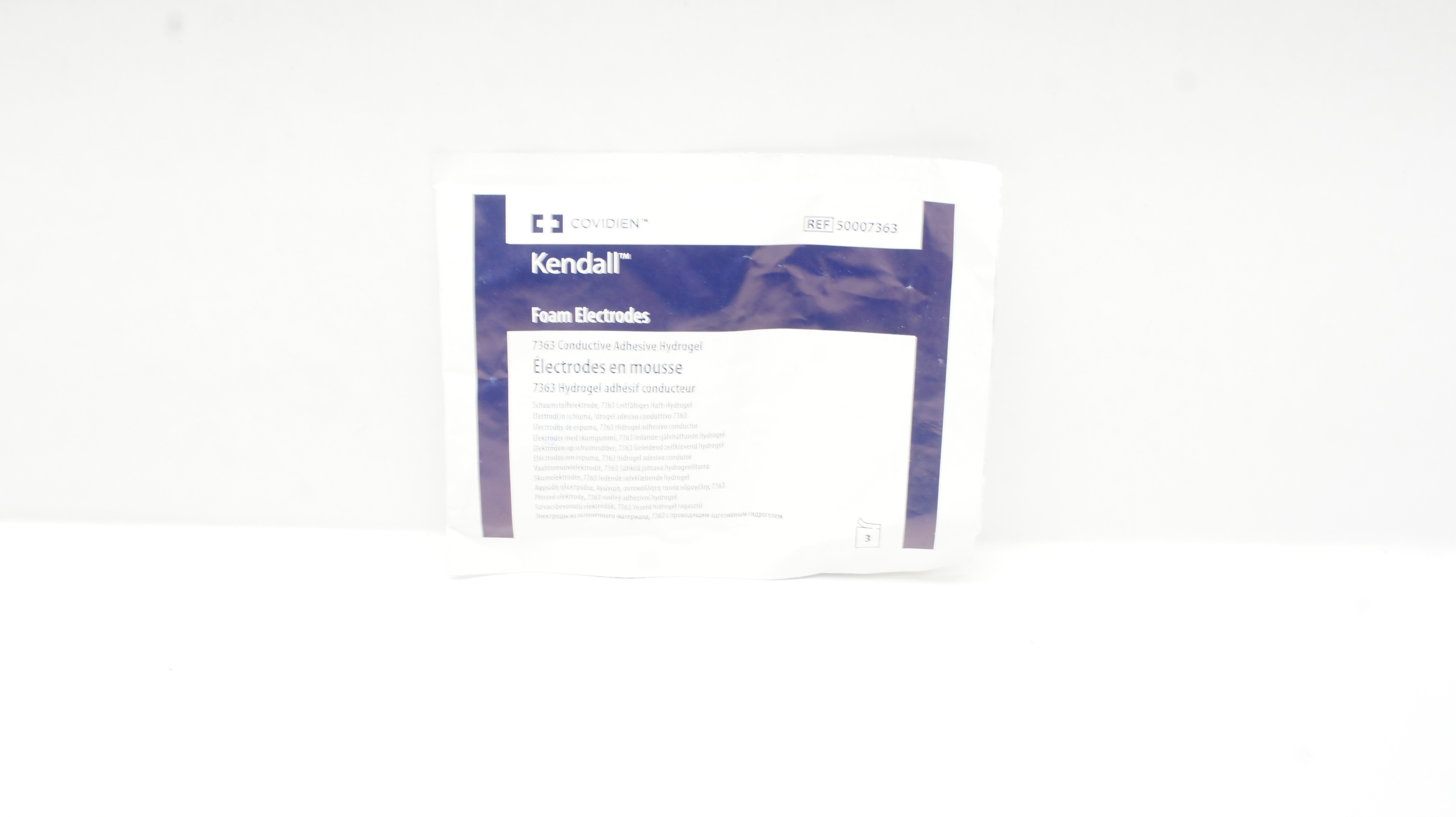 Covidien 50007365  Kendall 7365 Foam Electrodes - Pack of 3