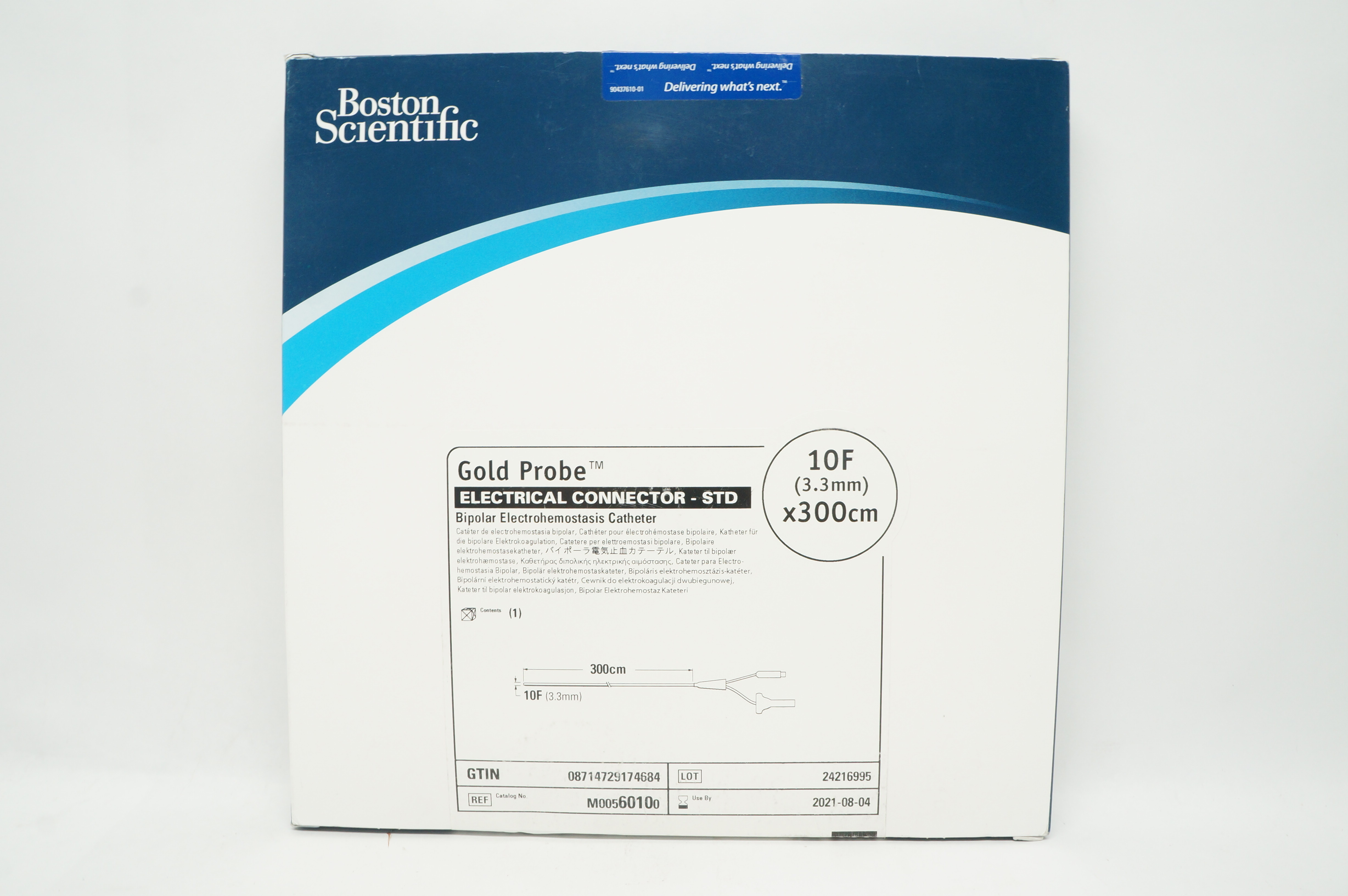 Boston Scientific 6010 Gold Probe Electrical Connector - STD 10F x 300cm (x)