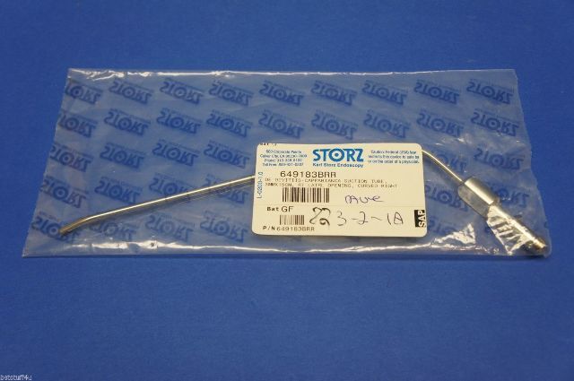 Karl Storz 649183BRR De Divitiis-Cappabianca Suction Tube, 3mm x 15cm