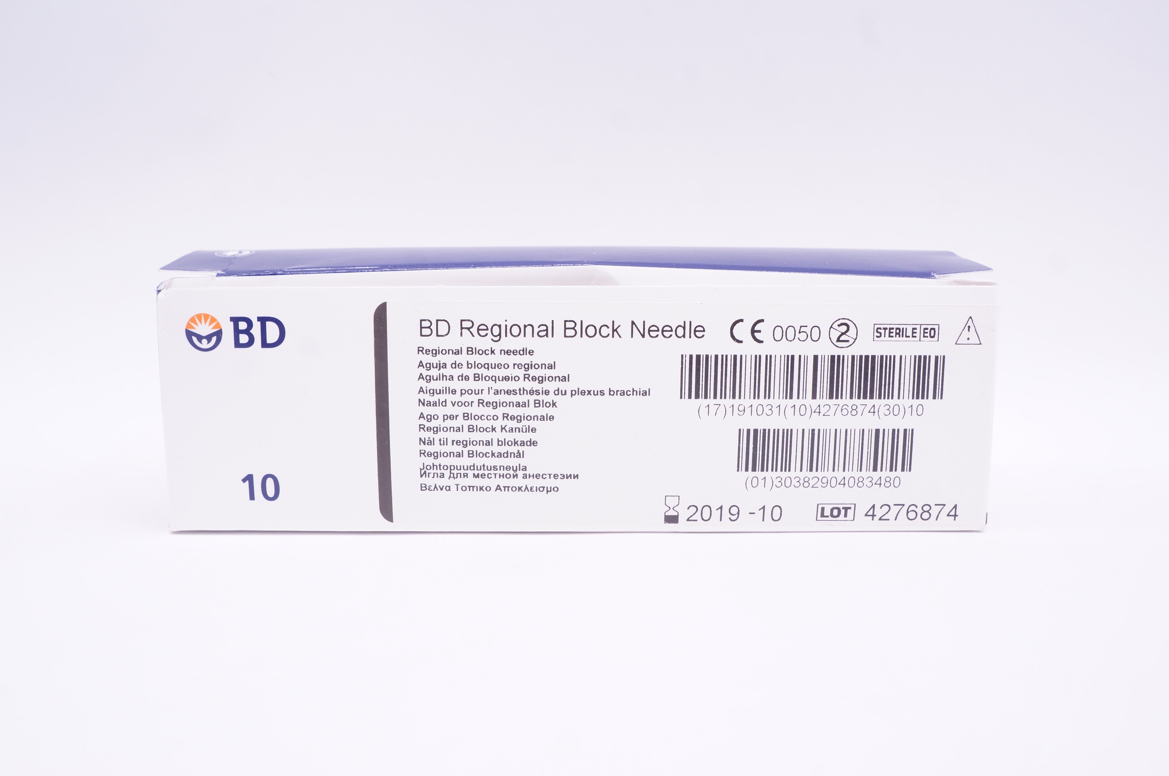 BD 408348 Regional Block Ndle 22G x 1.50inch - Box of 10 (x)