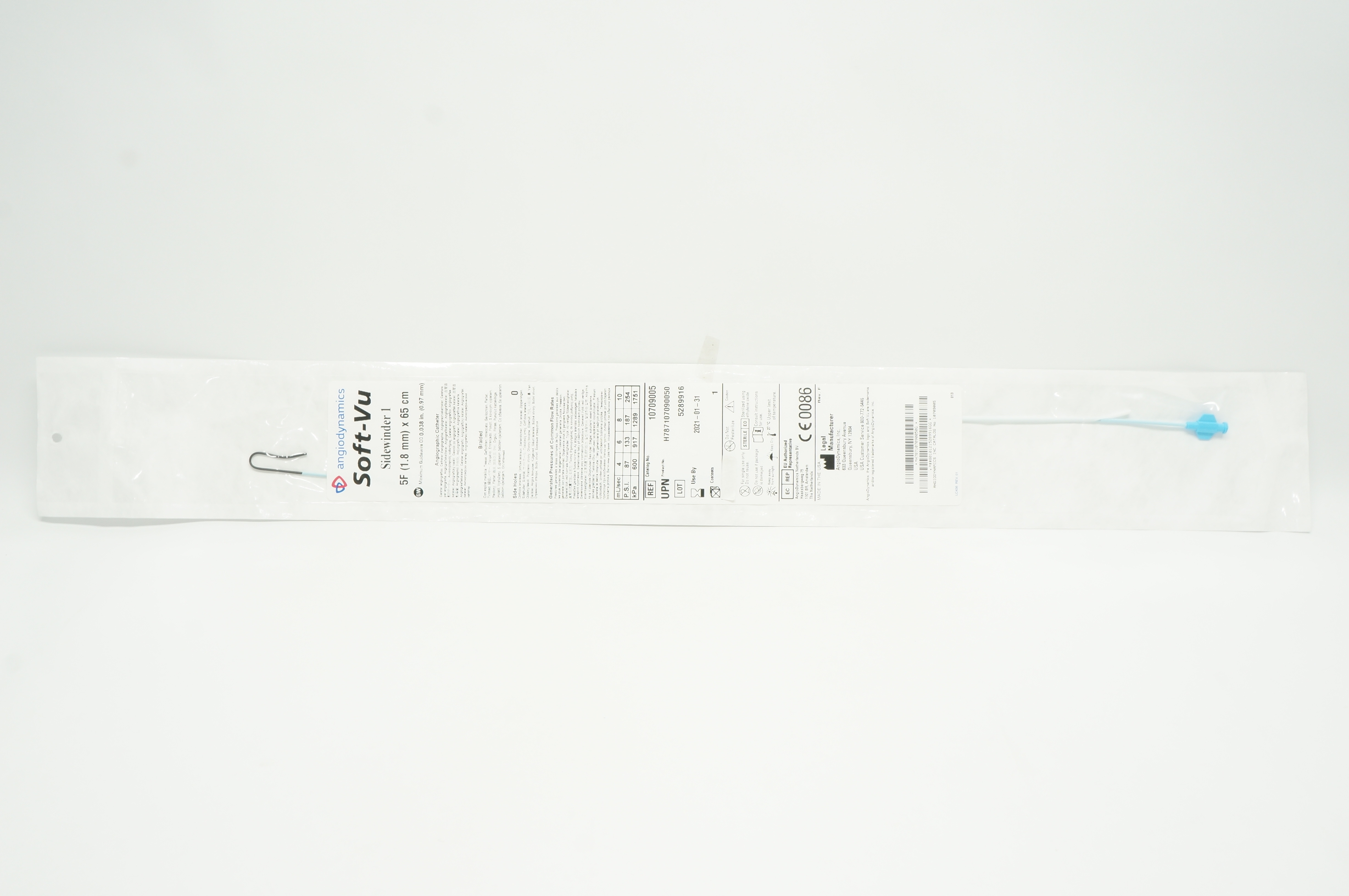 AngioDinamics 10709005 Soft-Vu Sidewinder1 Cath. 5Fr x 65cm (x)