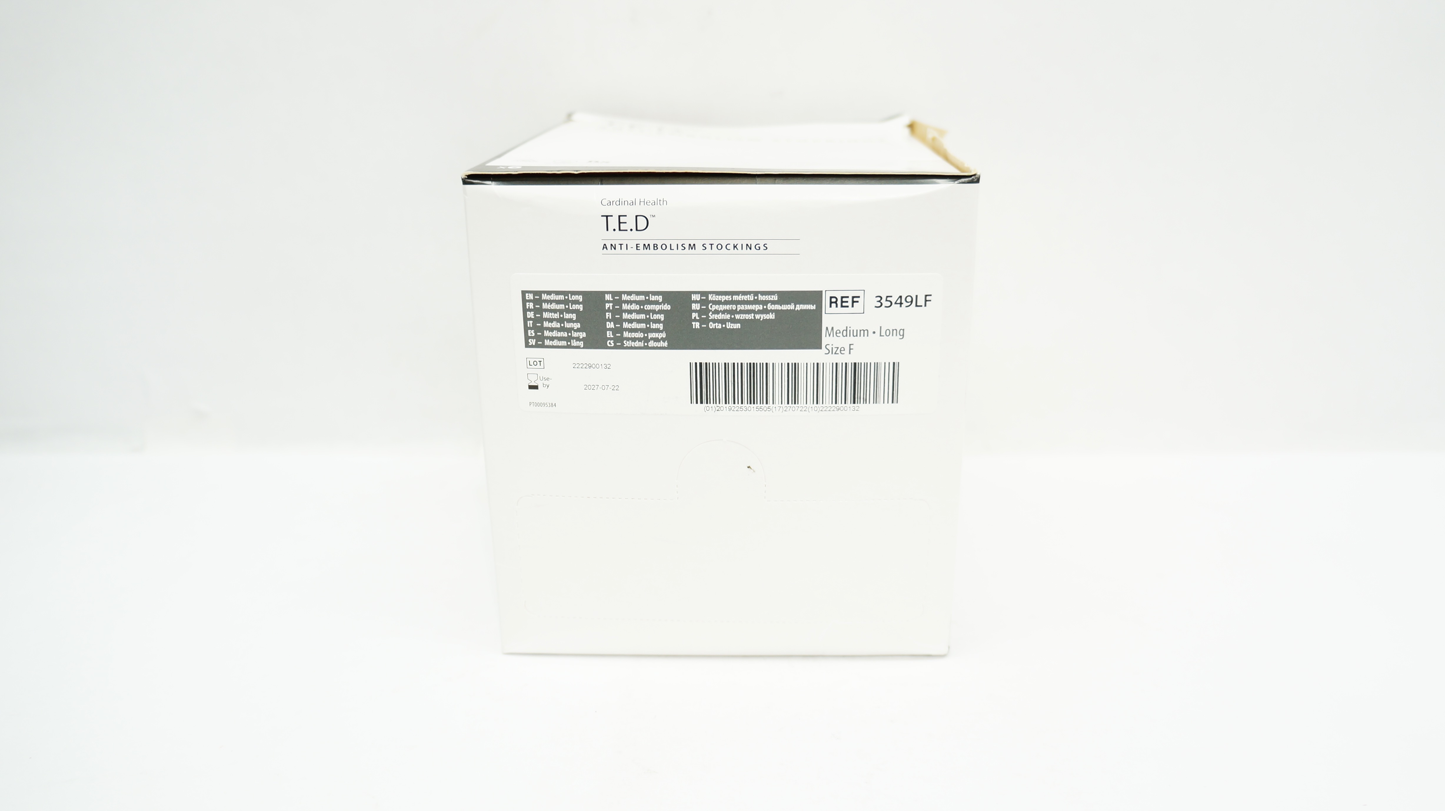 Covidien 3549LF T.E.D. Anti-Embolism Stockings Thigh Length Medium, F - Box of 6