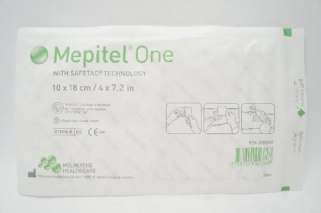 Molnlycke 289500 Mepitel One Wound Contact Layer 4inch x 7.2inch (x)