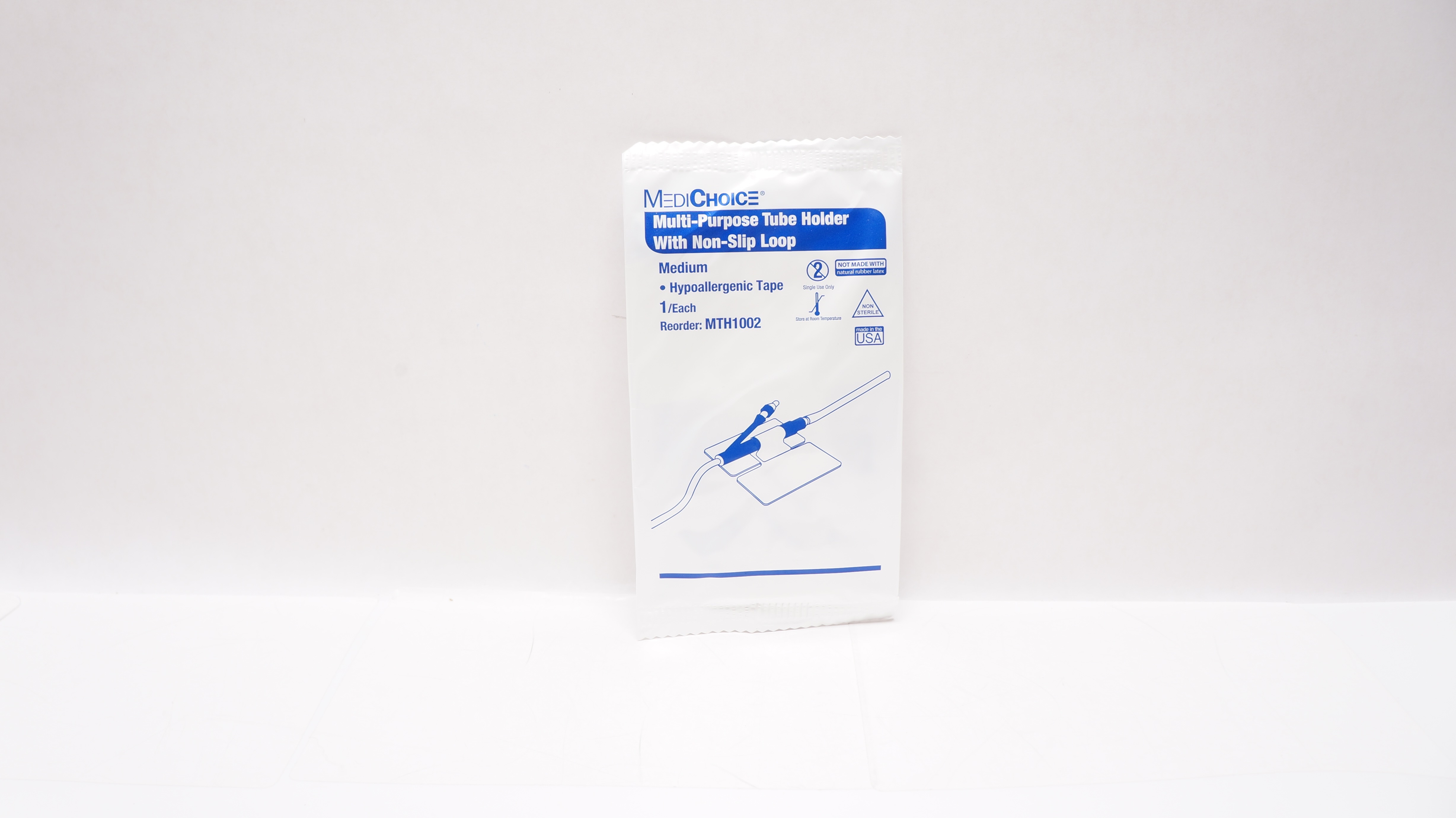 MediChoice MTH1002 Multi-Purpose Tube Holder with Non-Slip Loop, Medium