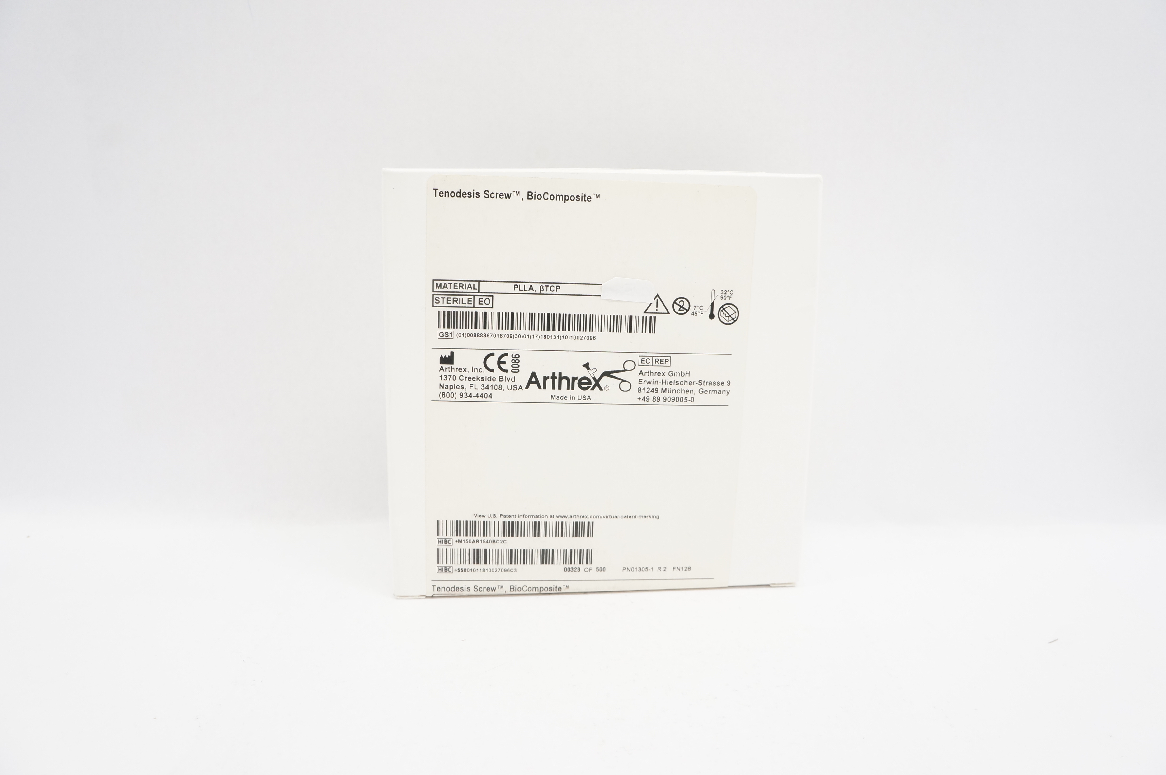 Arthrex AR-1540BC Tenodesis Screw, BioComposite 4 x 10mm (x)
