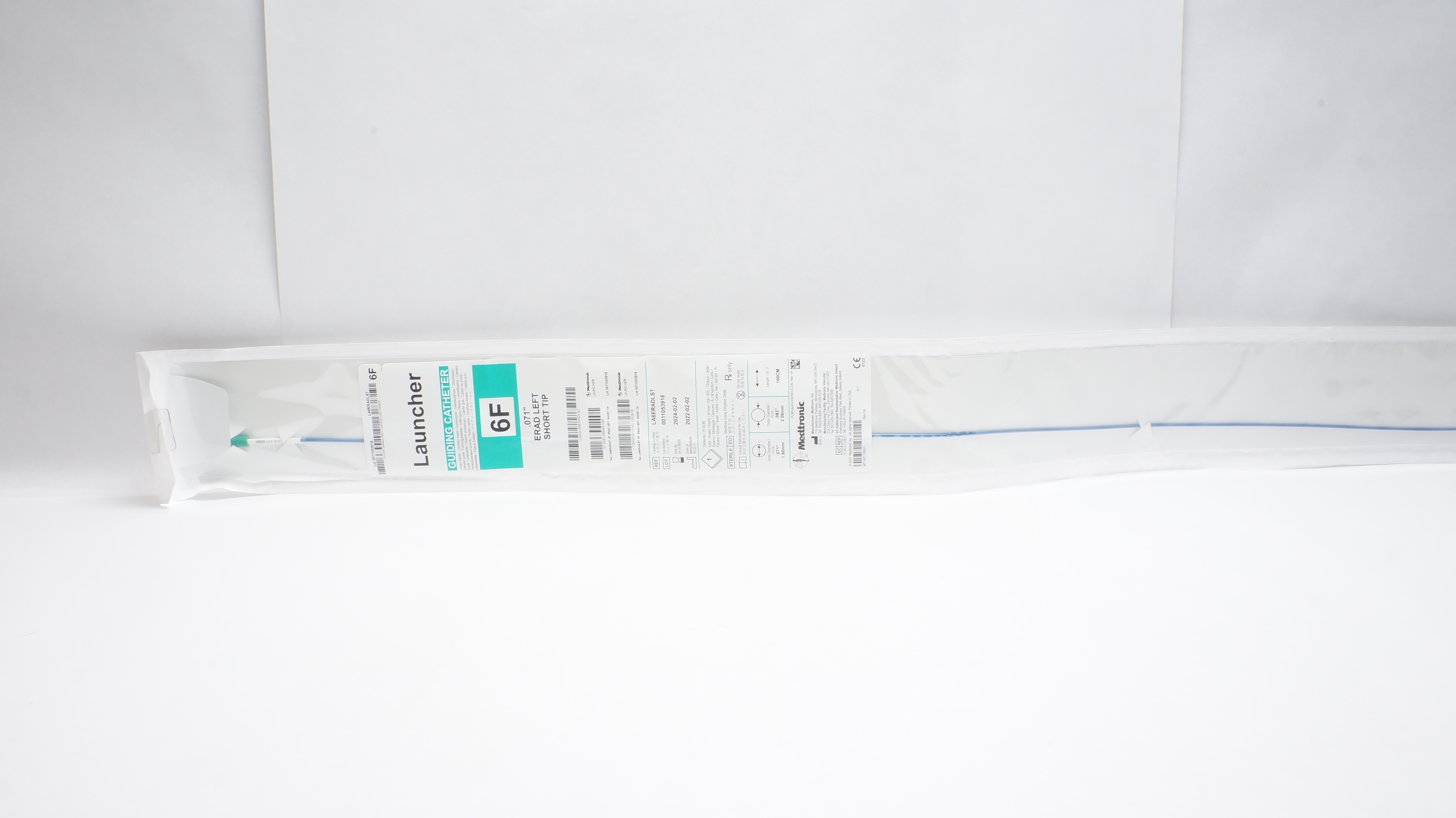 Medtronic LA6ERADLST Launcher Guiding Cath. Erad Left Short Tip 6F x .071 (x)