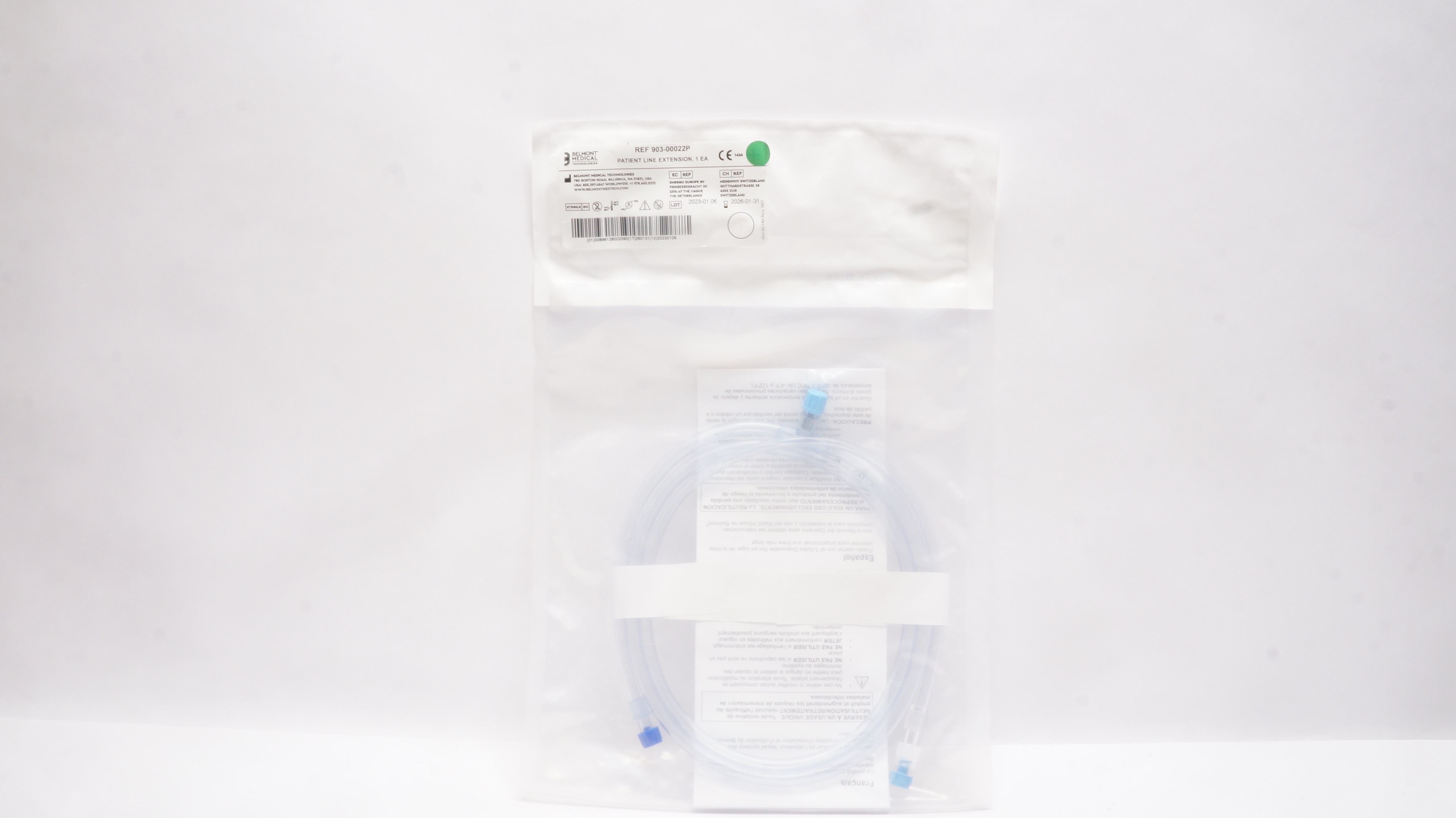 Belmont 903-00022P Patient Line Extension Set