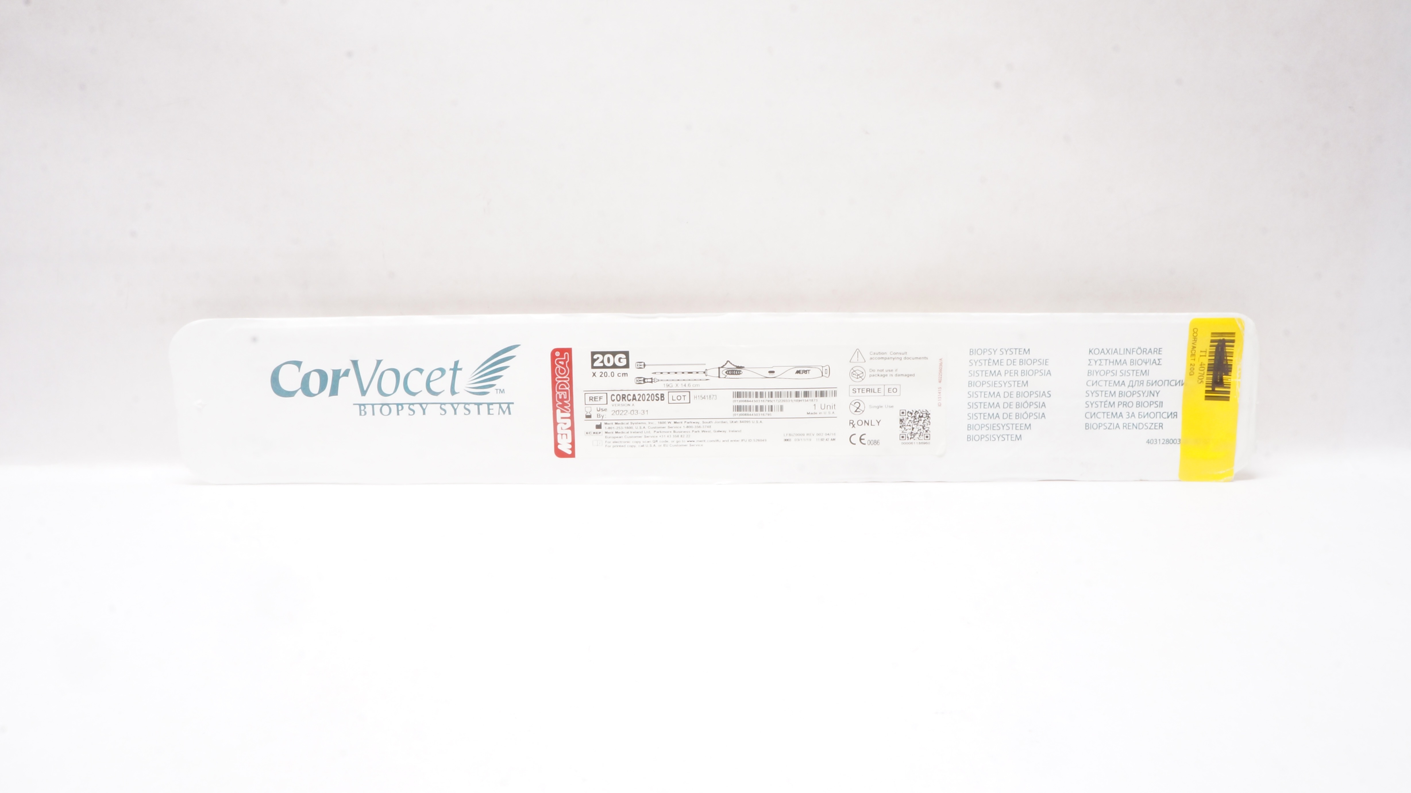 MeritMedical CORCA2020SB Biopsy System 20G x 20.0cm (x)