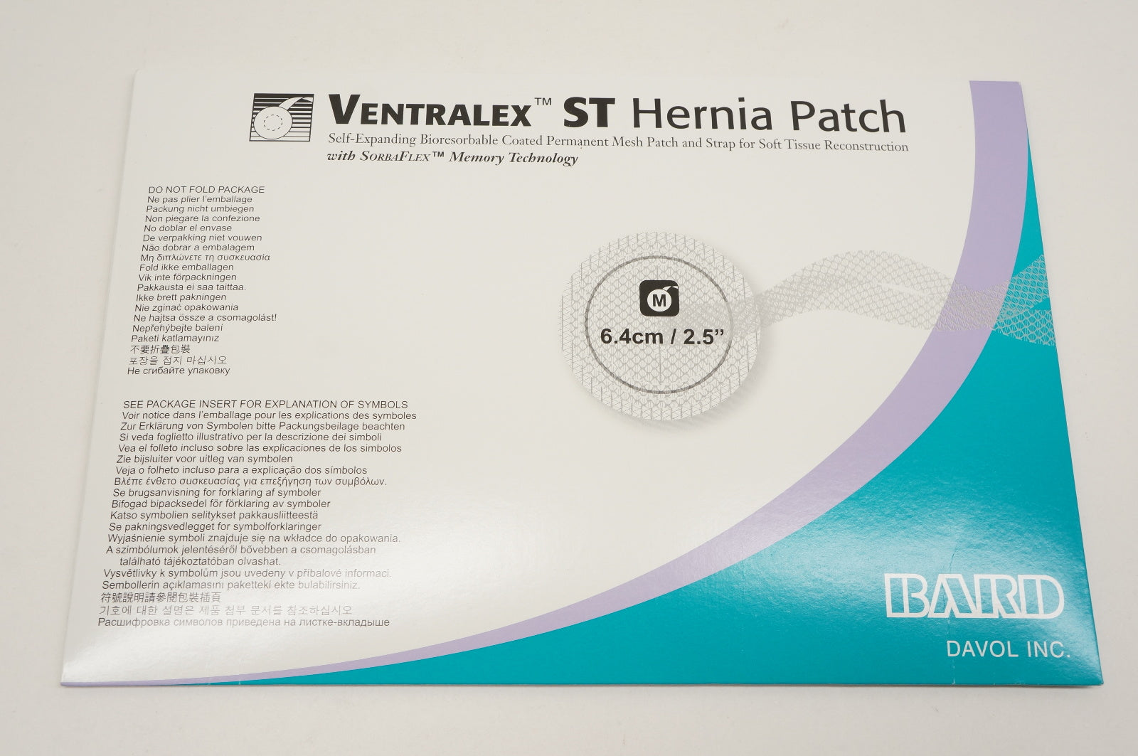 Bard 5950008 Ventralex ST Hernia Patch 2.5inch (x)