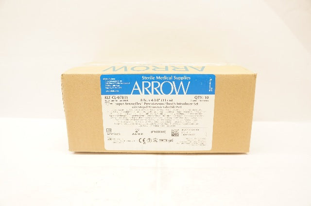 Arrow CL-07811 Super Arrow-Flex PSI Set 8Fr x 4-3/8inch (x) - Case of 10
