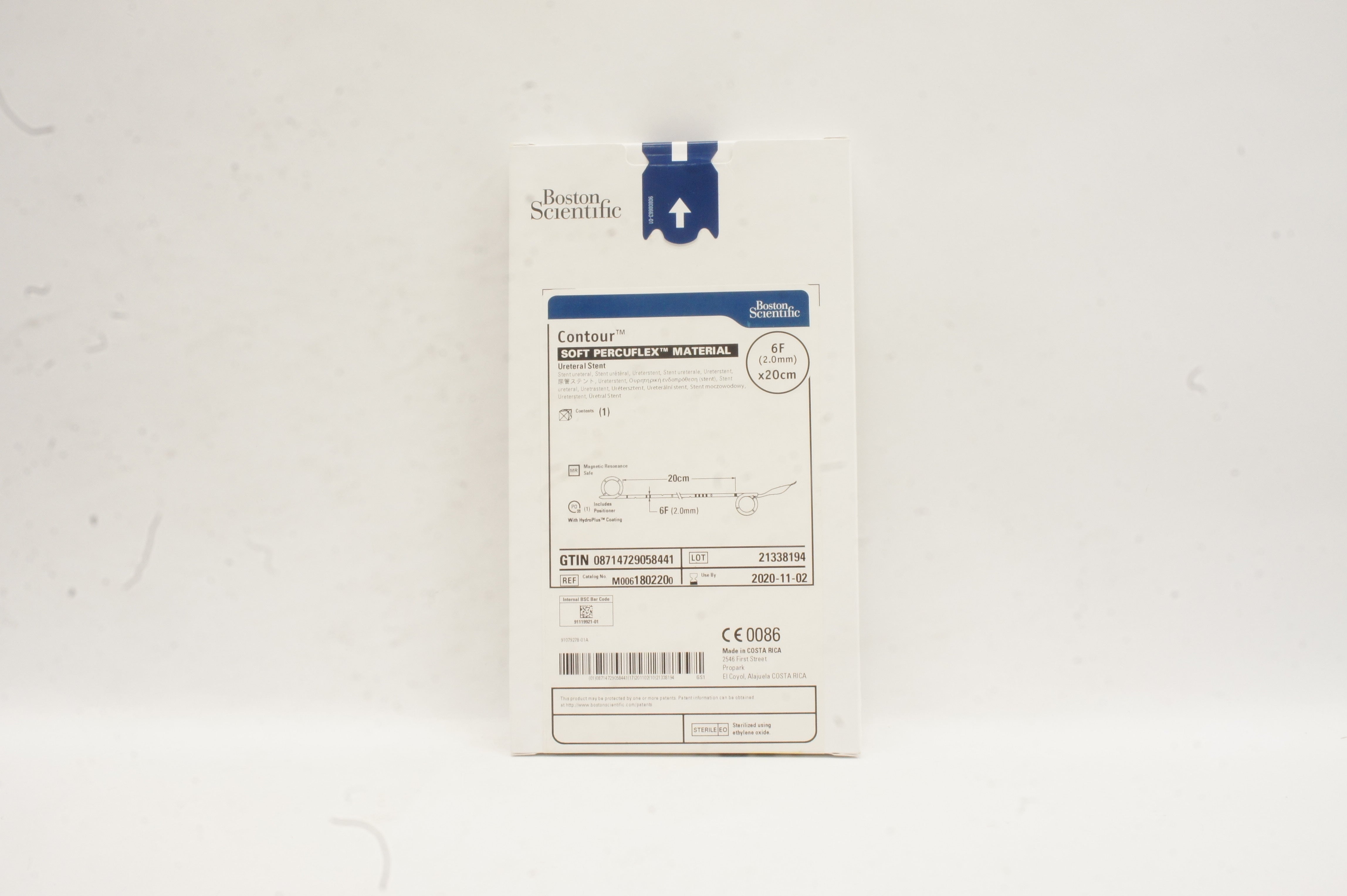 Boston Scientific 180220 Soft Percuflex Material Ureteral Stnt 6F x 20cm (x)