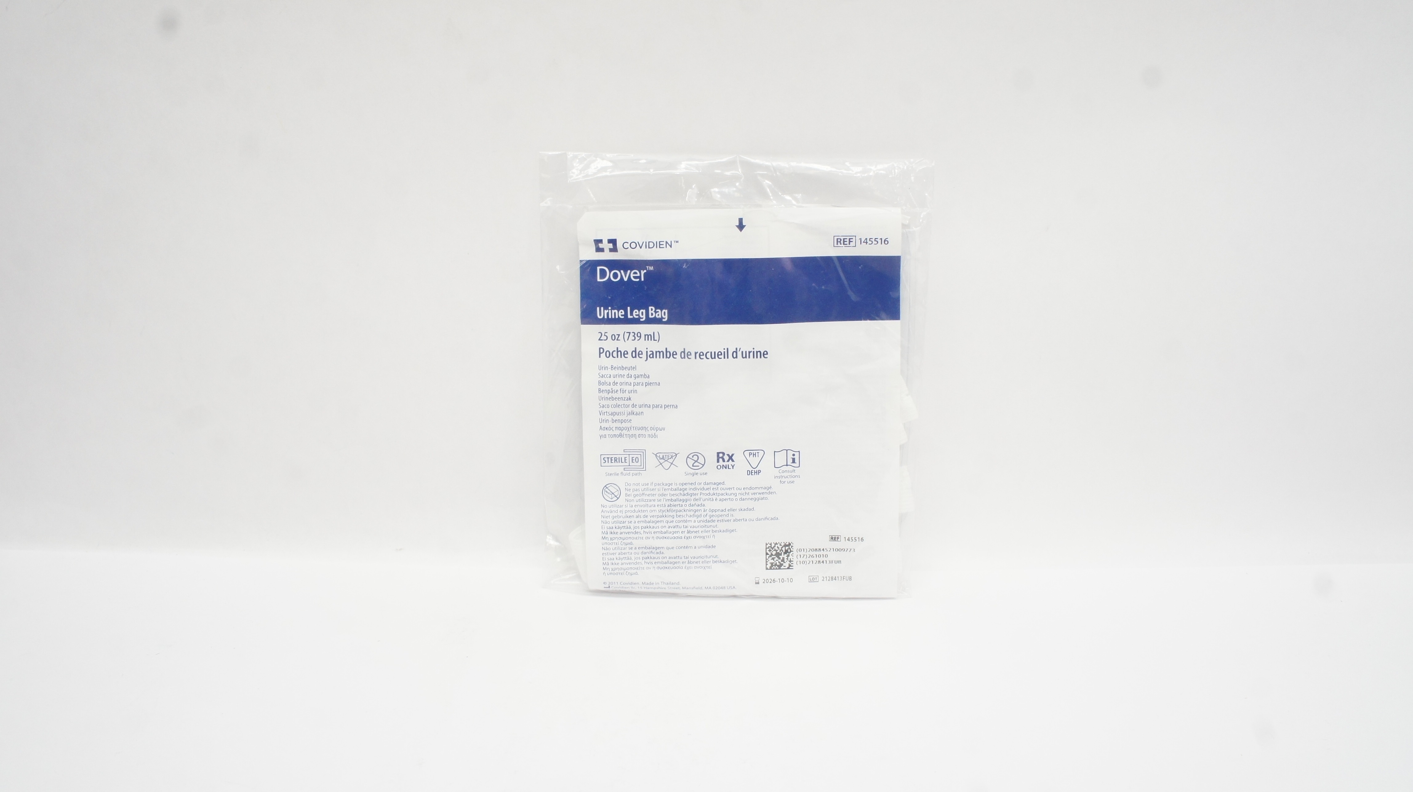 Covidien 145516 Dover Urine Leg Bag 25oz.