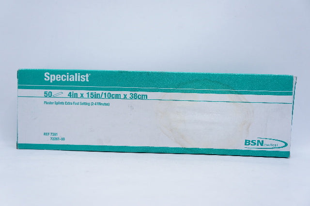 BSN Medical 7391 Specialist Plaster Splints Extra Fast 4in. x 15in. - Box of 50