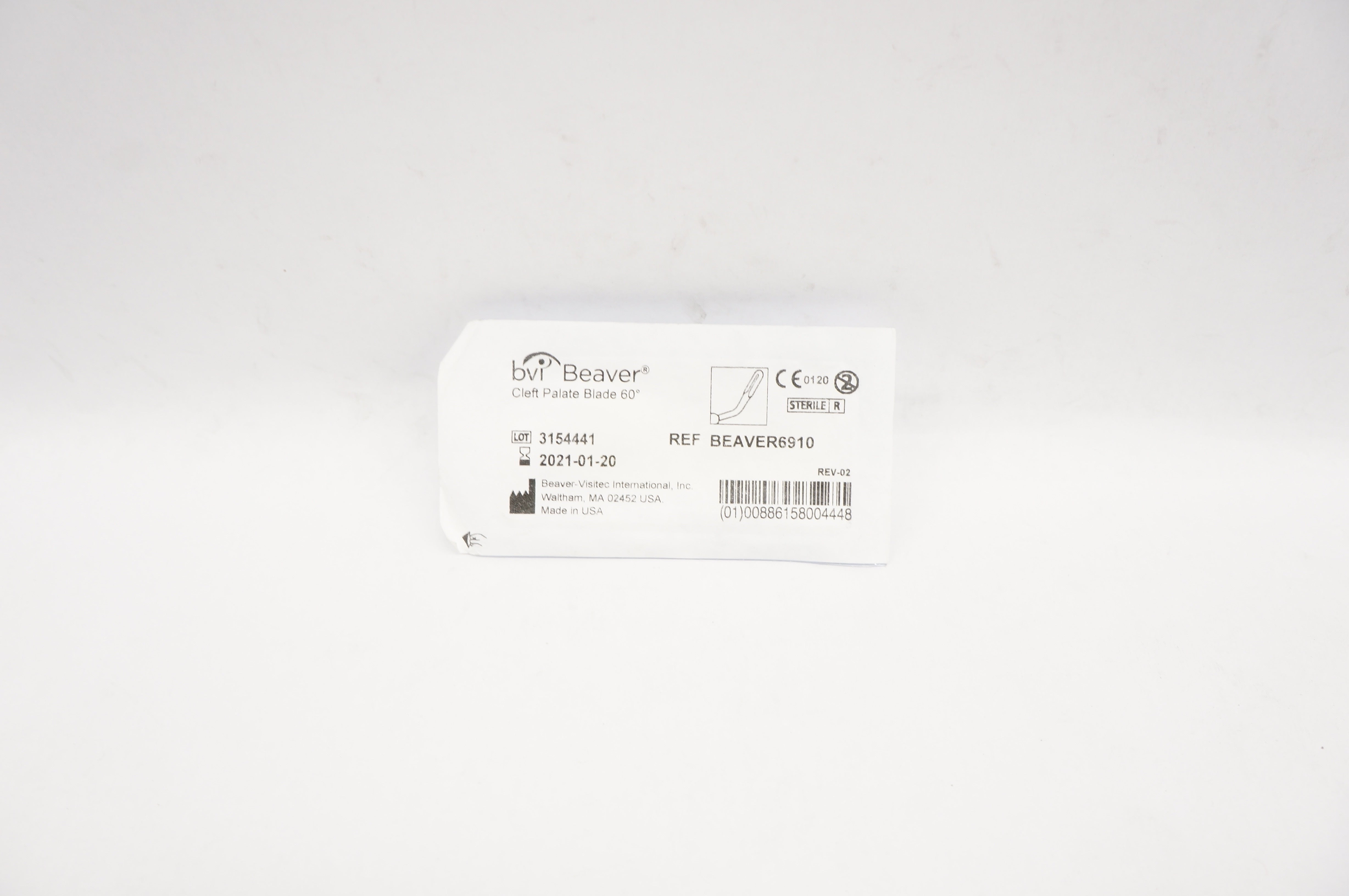 BVI Beaver Visitec BEAVER6910 Cleft Palate Blade 60 degree (x)