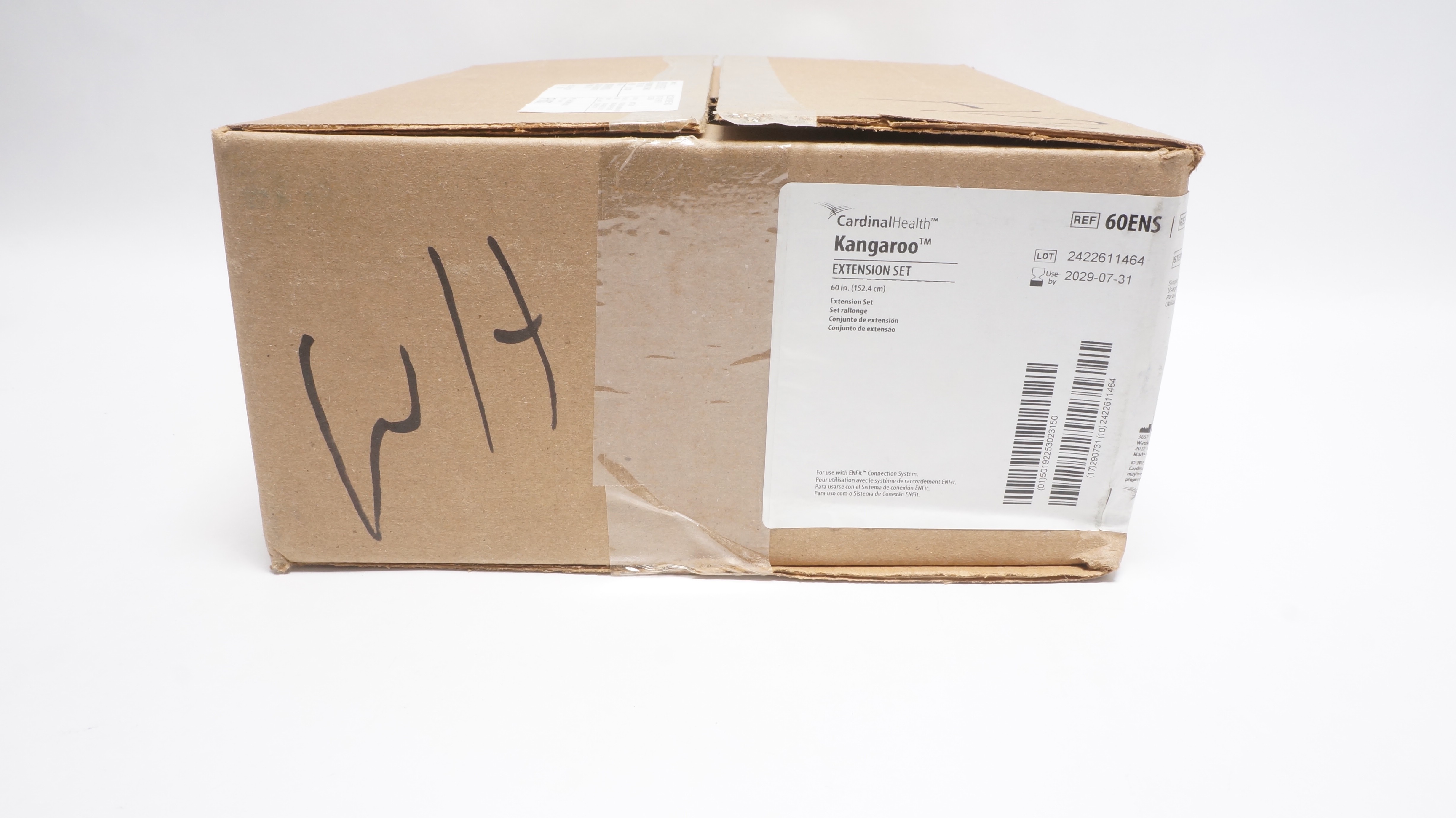 Cardial Health 60ENS Kangaroo Extension Set 60In - Box of 50