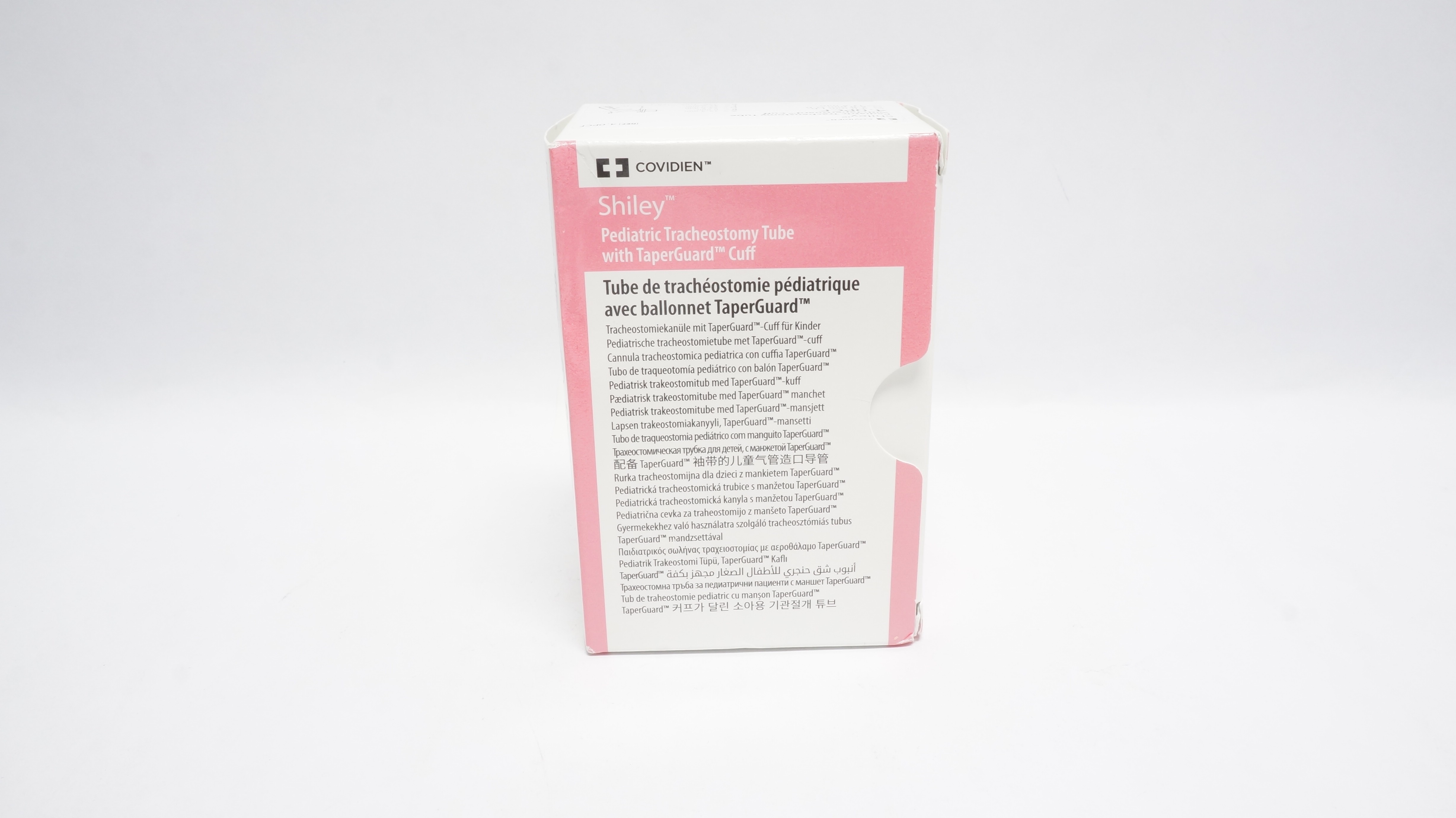 Covidien 4.0PCF Shiley Pediatric Tracheostomy Tube W/TaperGuard Cuff 4.0x6.0mm(x)