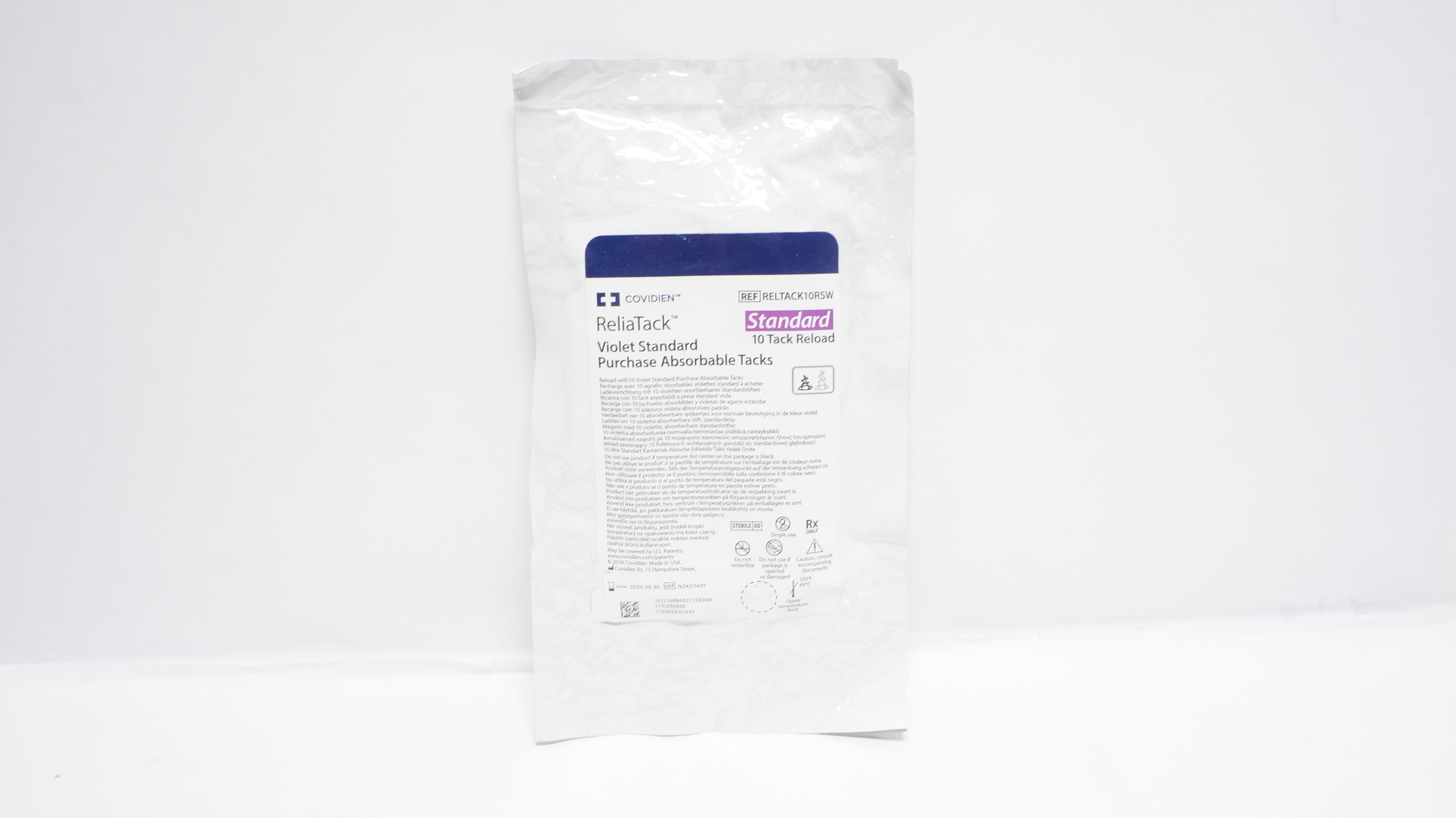 Covidien RELTACK10RSW ReliaTack Violet Standrd Purchase Absorbable Tacks (x)