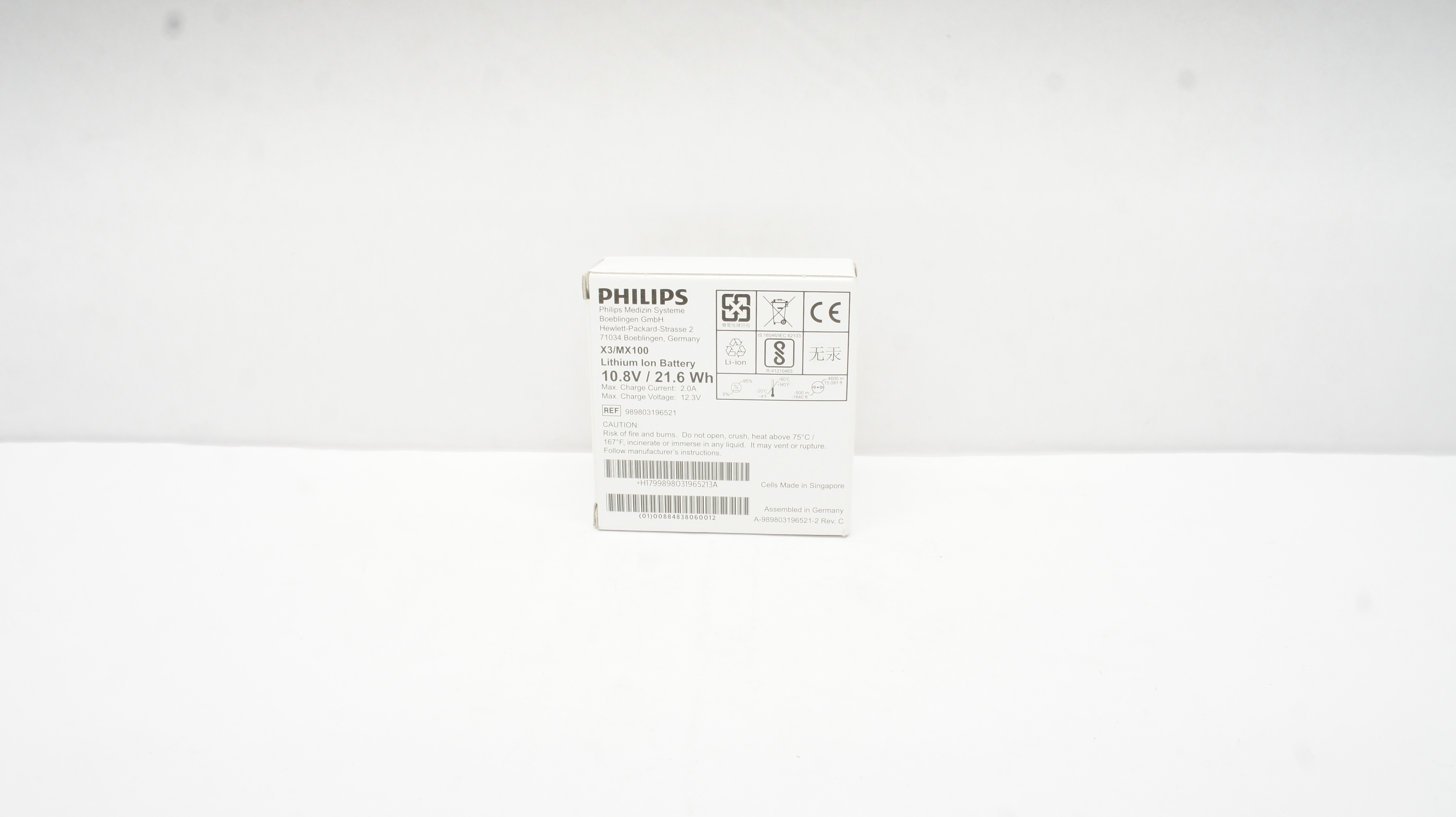 Philips 989803196521 Lithium Lon Battery 10.8V / 21.6Wh