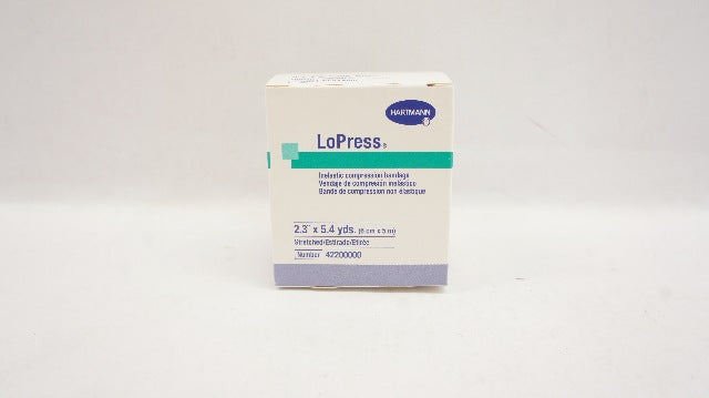 Hartmann 42200000 LoPress Inelastic Compression Bandage, 2.3inch x 5.4yds