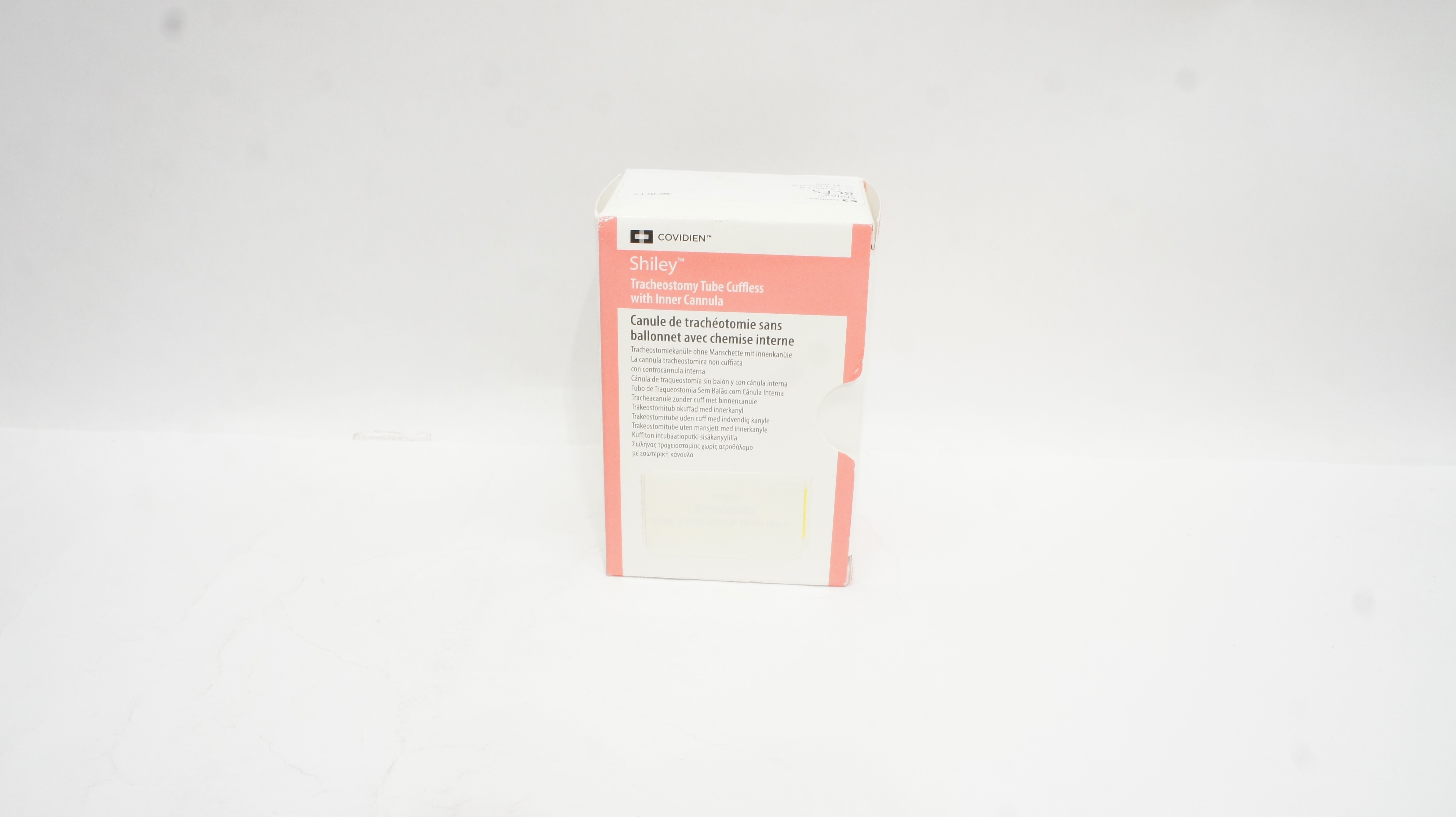 Covidien 8CFS Shiley Tracheostomy Tube Cuffless 7.6mm ID x 12.2mm OD x 81mm