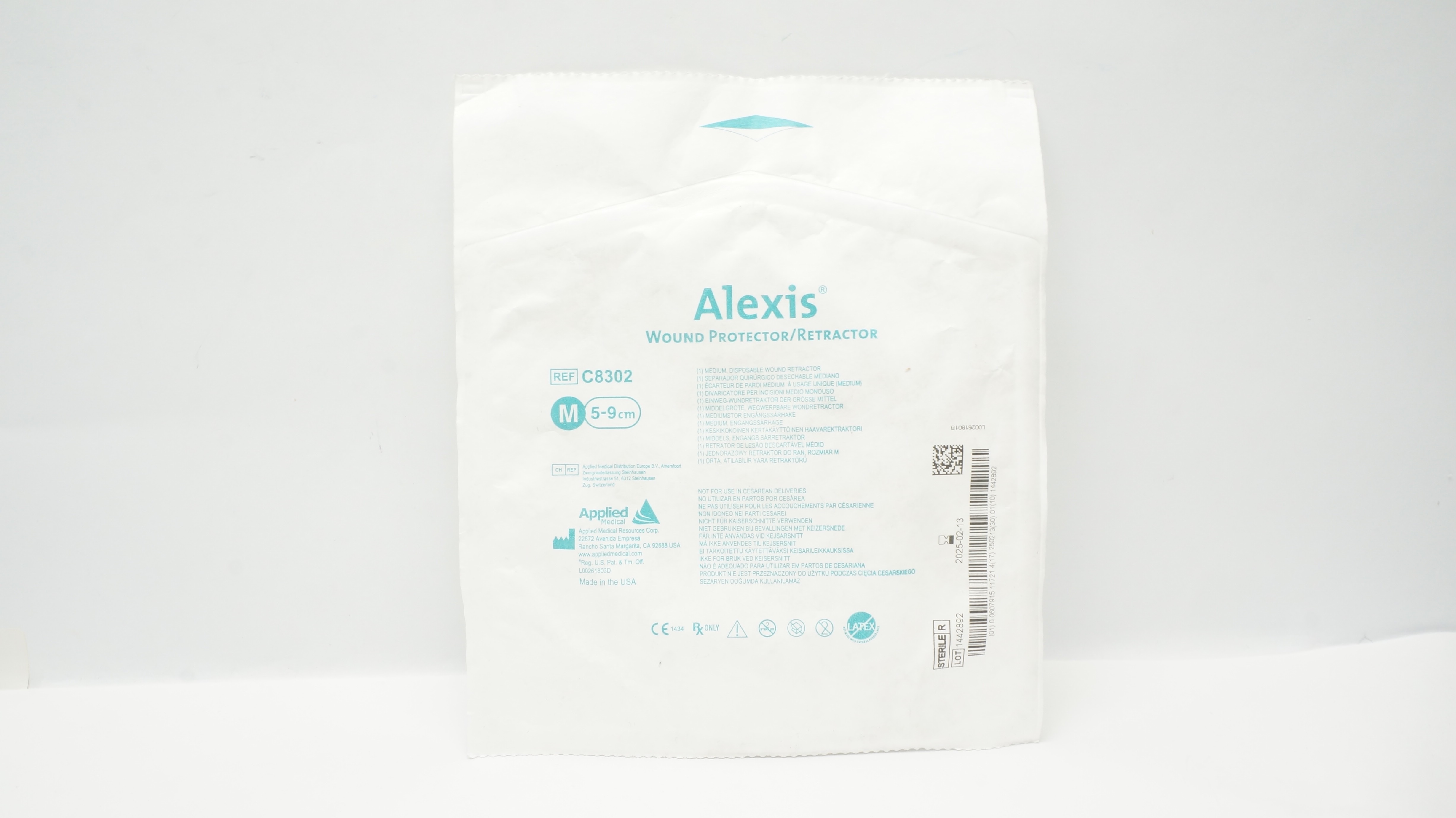 Applied Medical C8302 Alexis Wound Protector/Retractor 5-9cm Medium (x)