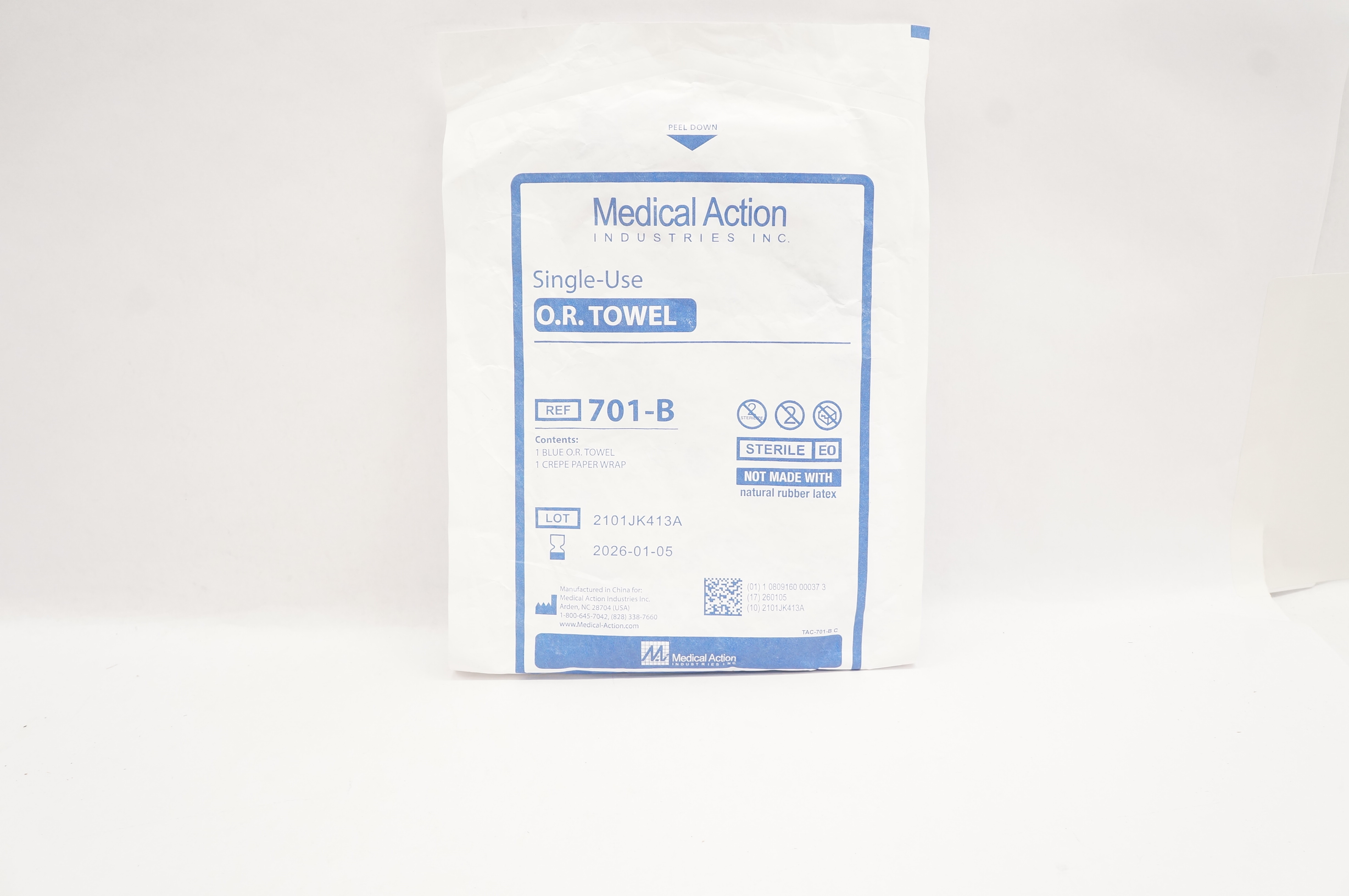 Medical Action 701-B Single-Use O.R. Towels