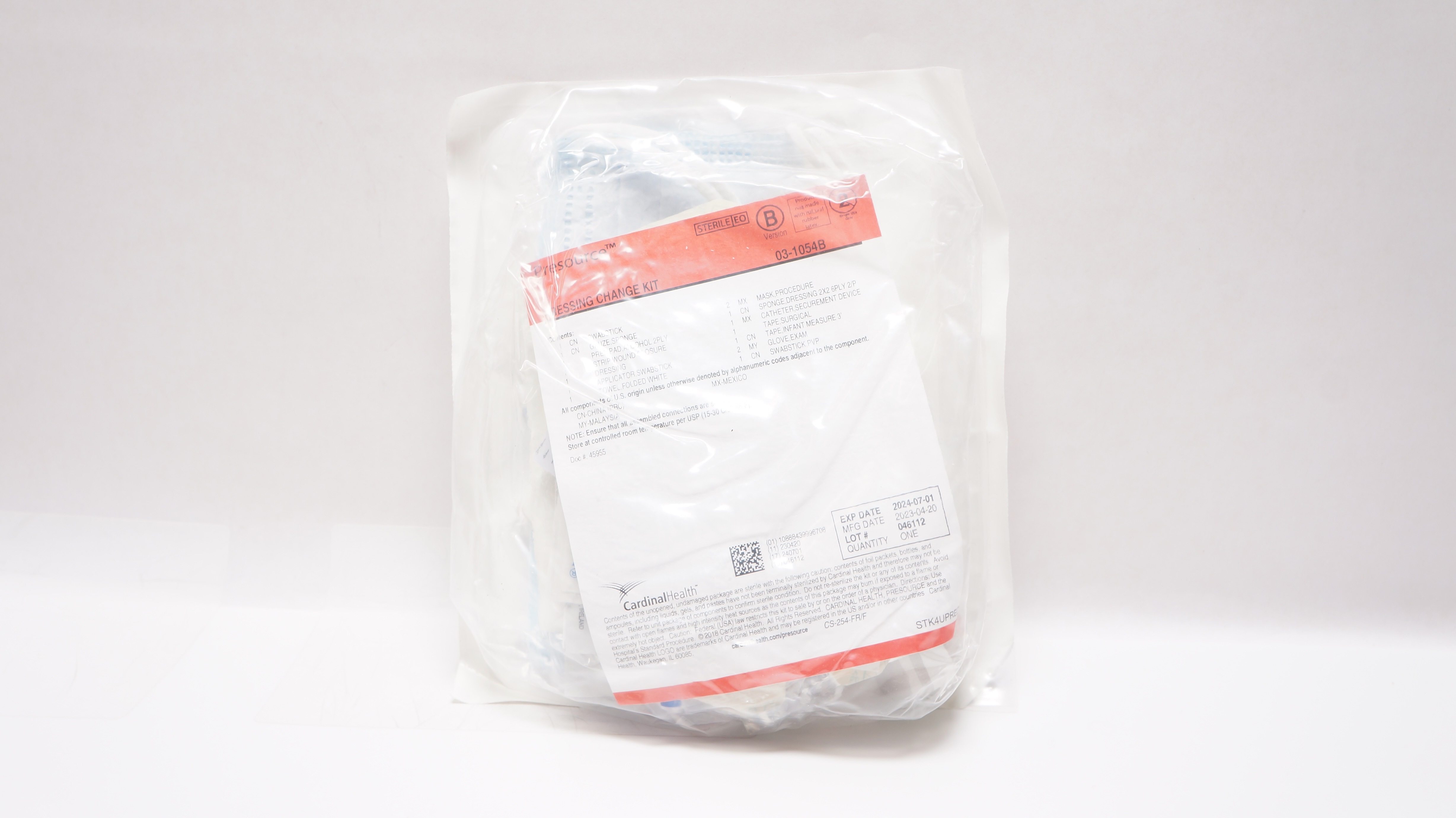 Cardinal Health 03-1054B Presource Dressing Change Kit