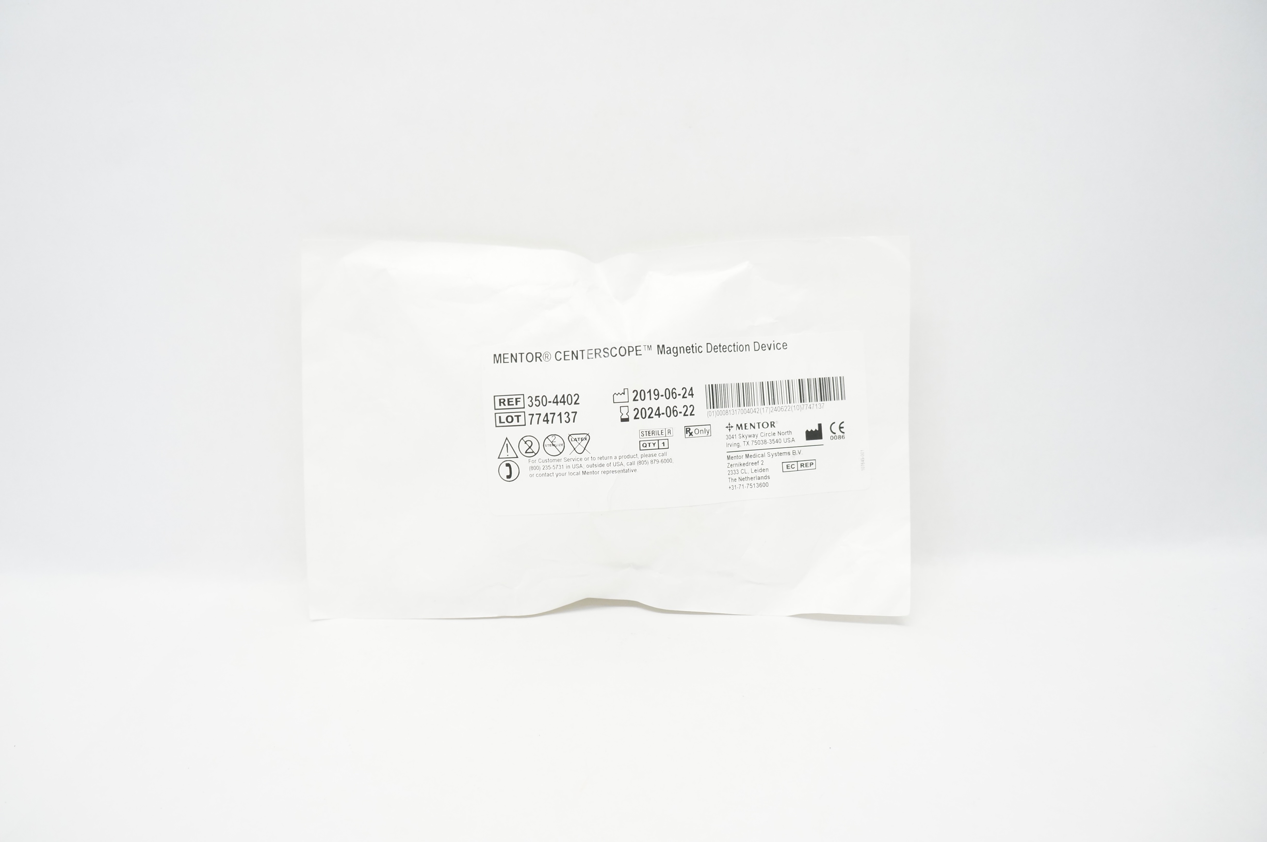 Mentor 350-4402 Centerscope Magnetic Detection Device