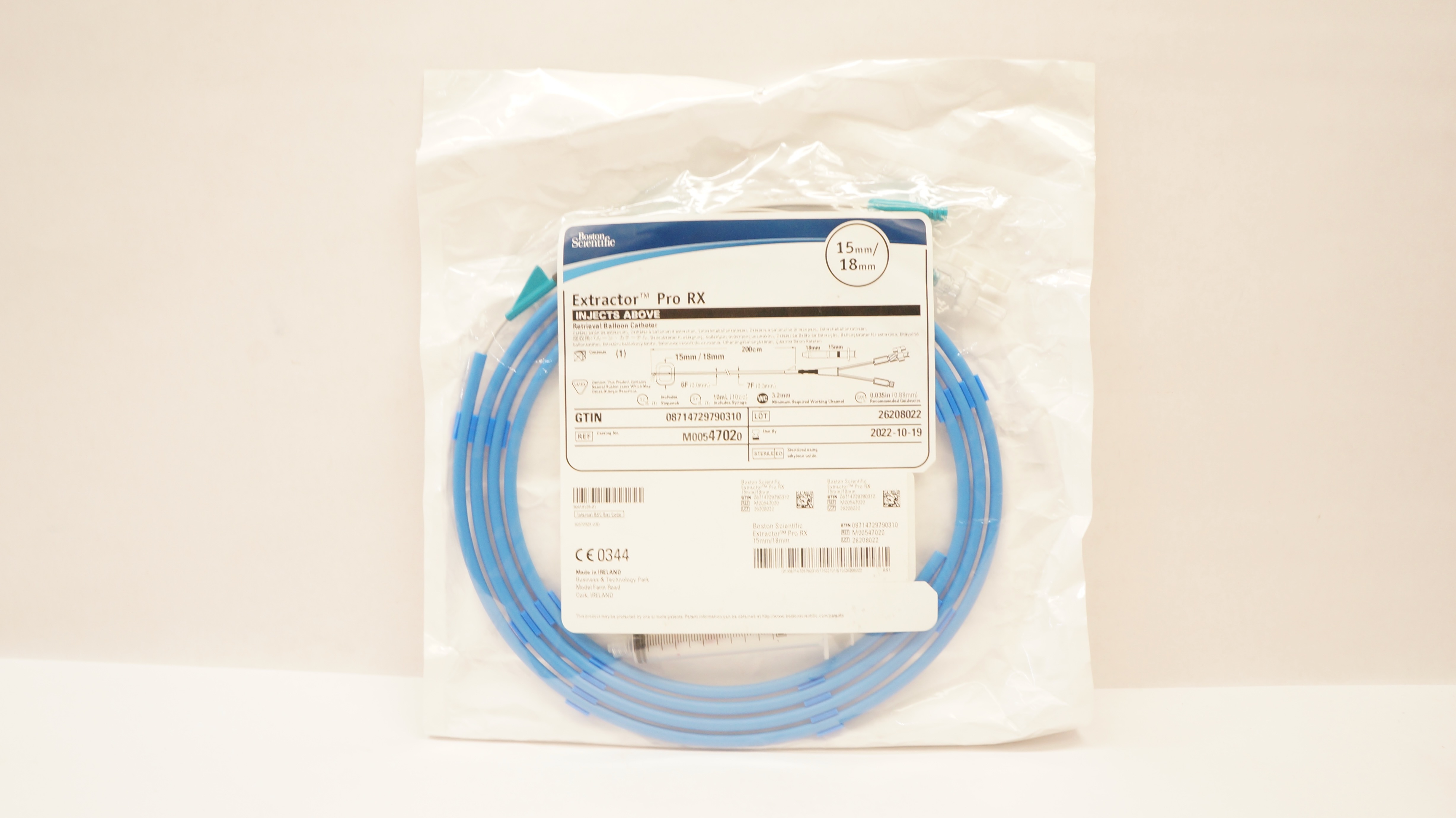 Boston Scientific M00547020 Extractor Retrieval Balloon Cath. 15mm/18mm (x)